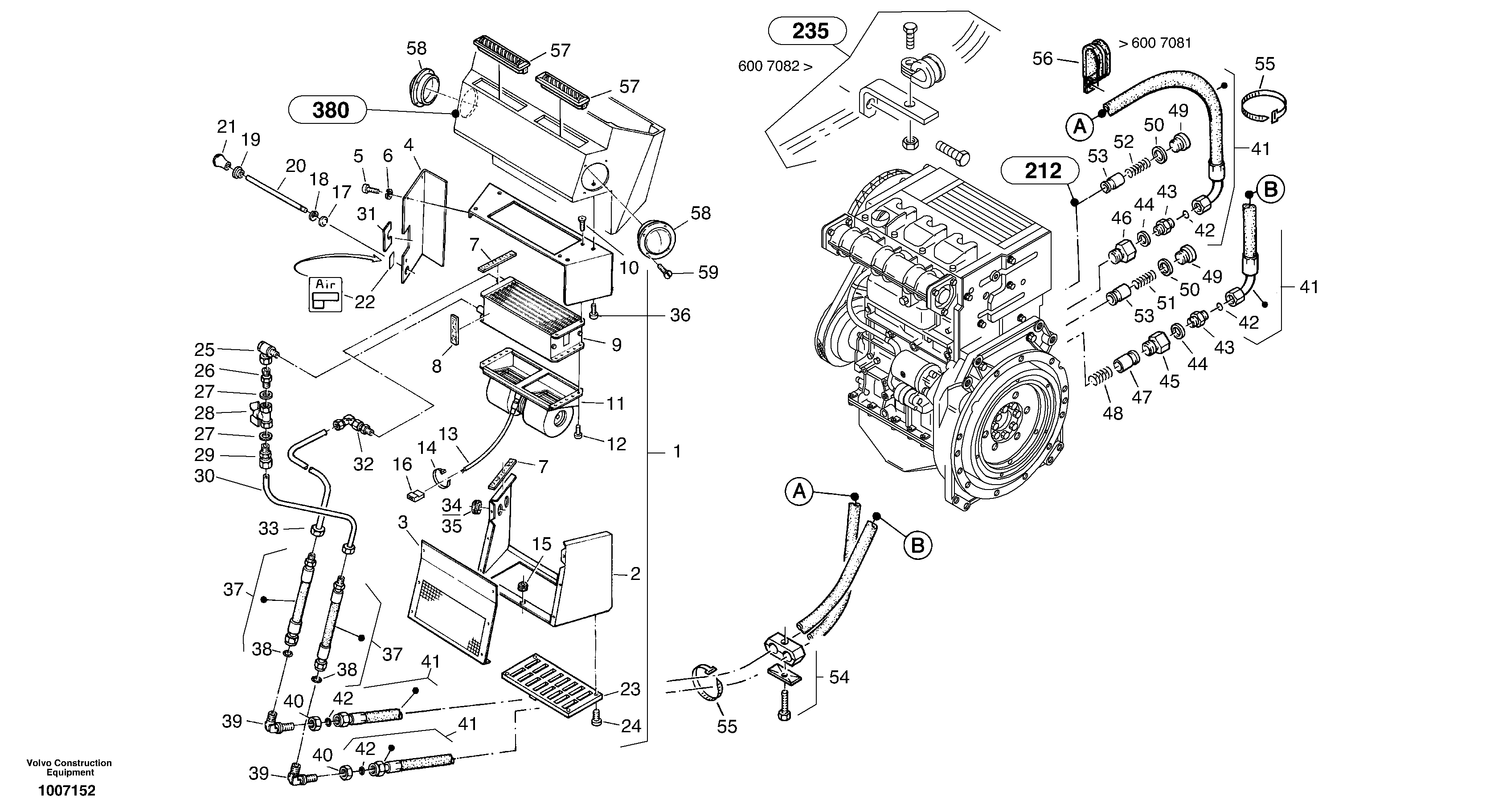 Heater — volvo parts diagram