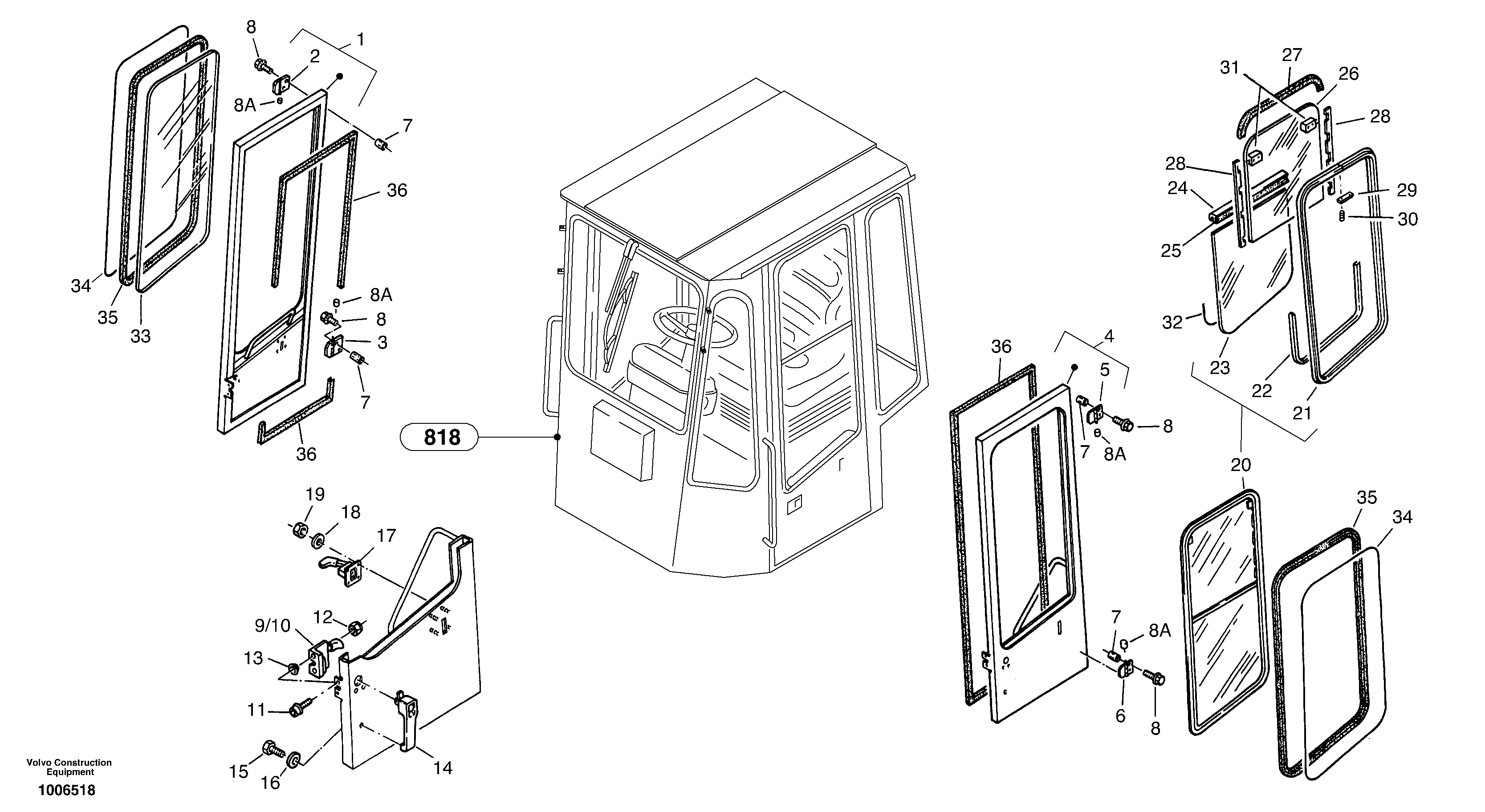 Doors — volvo parts diagram