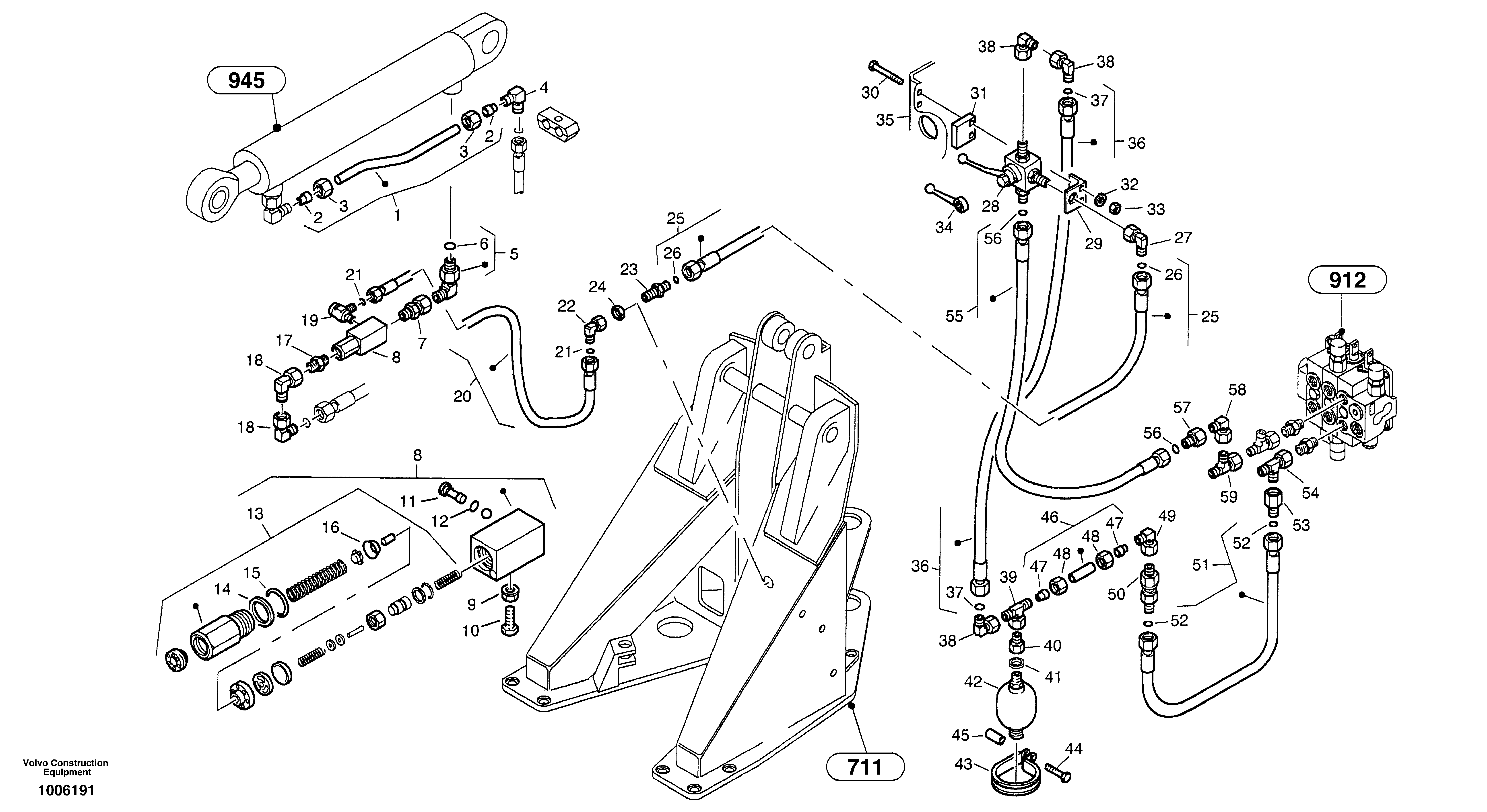 Line fracture safety - Lift — volvo parts diagram