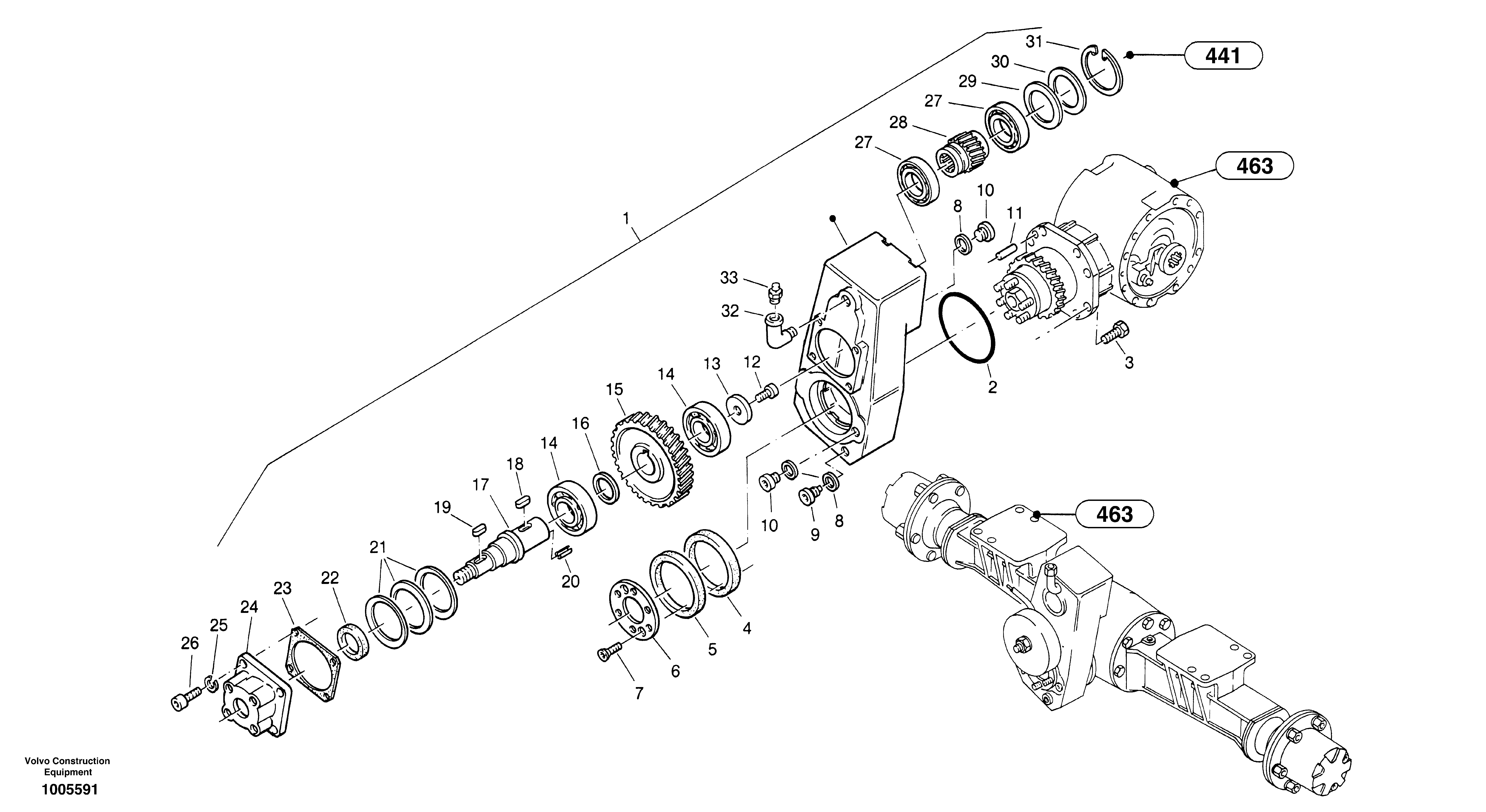 Gearbox assy — volvo parts diagram