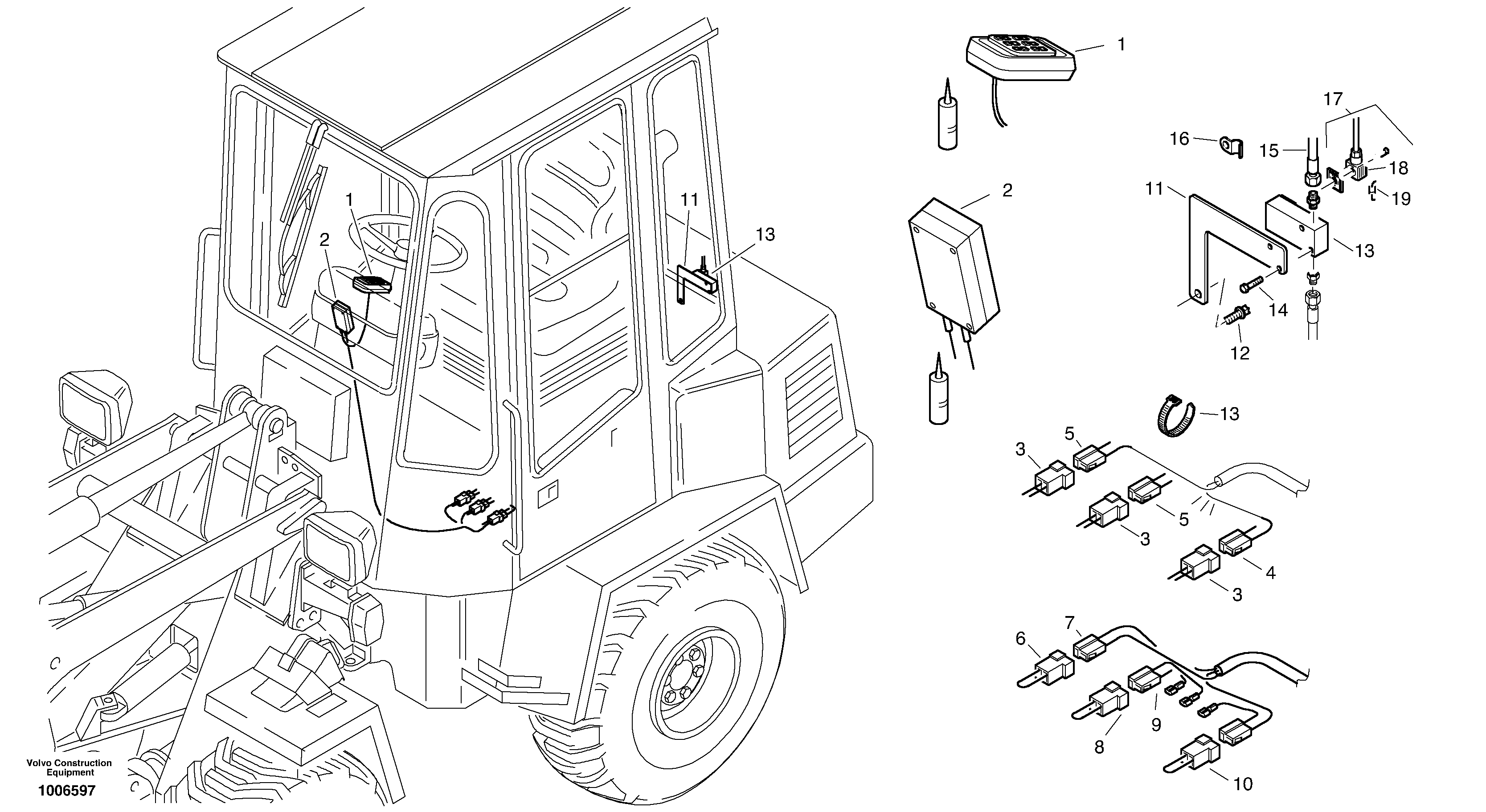 Antitheft system — volvo parts diagram