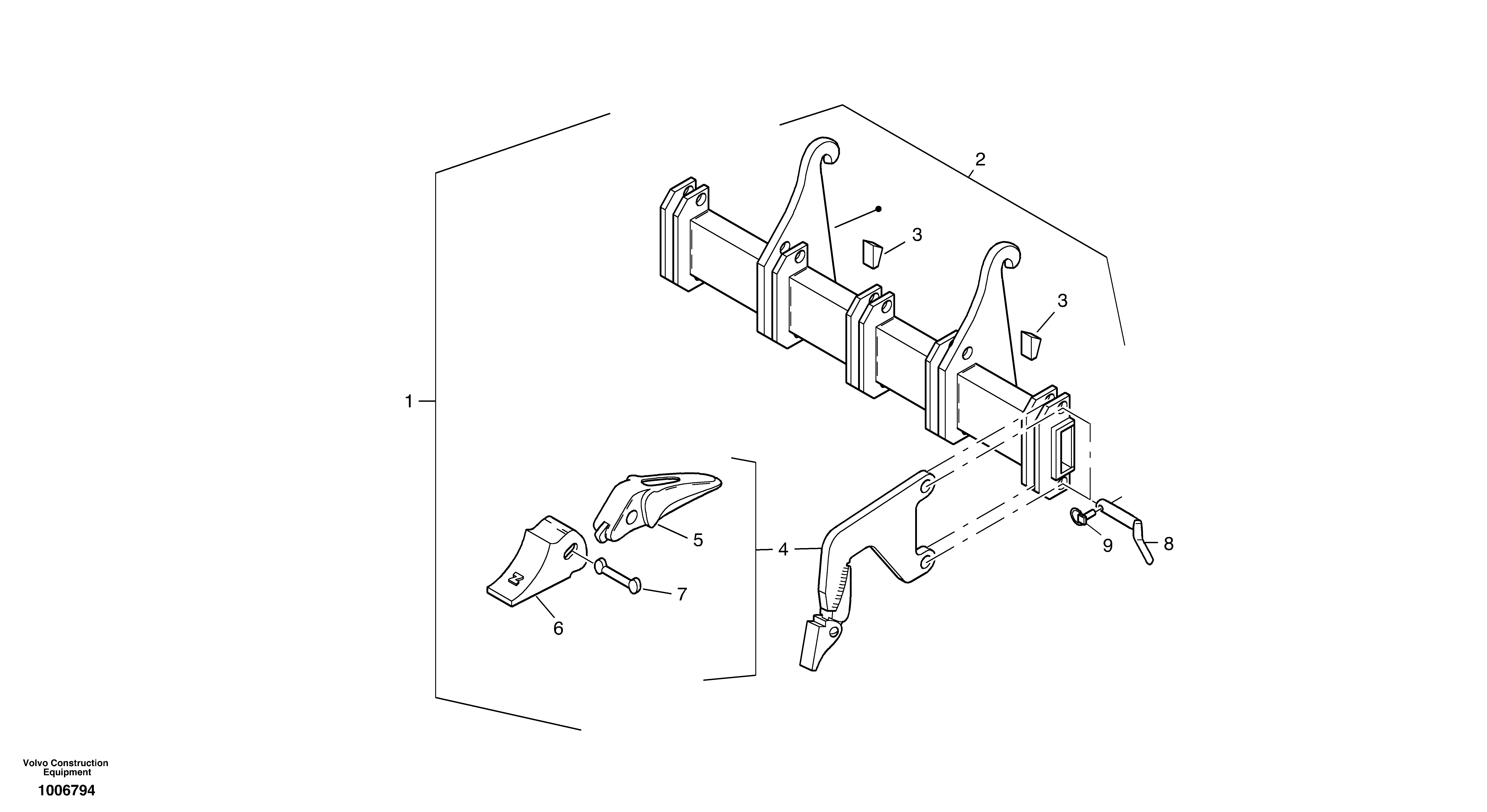 Scarifier — volvo parts diagram
