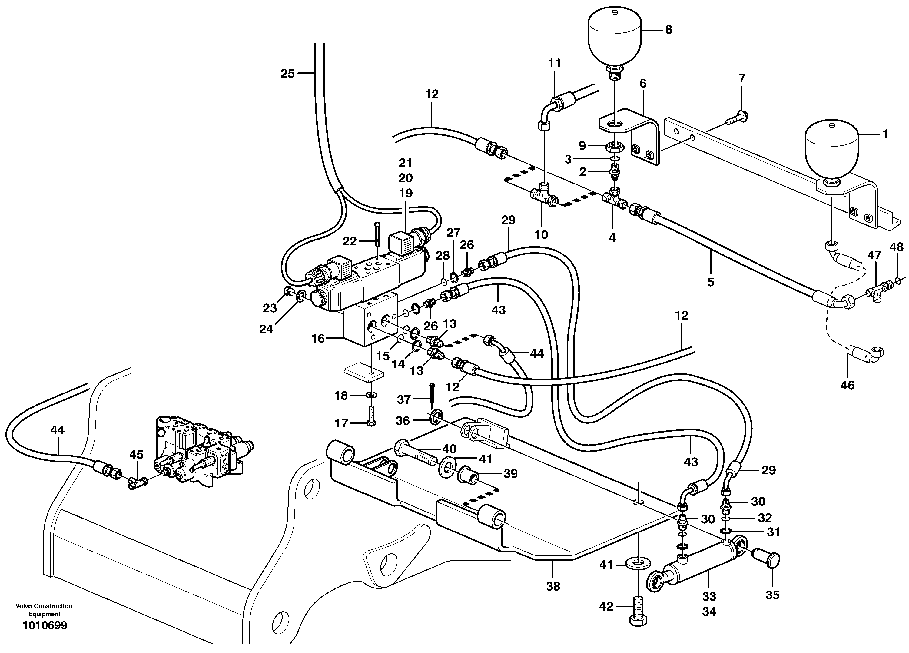 Belly guard, front.  93483, 94890 — volvo parts diagram