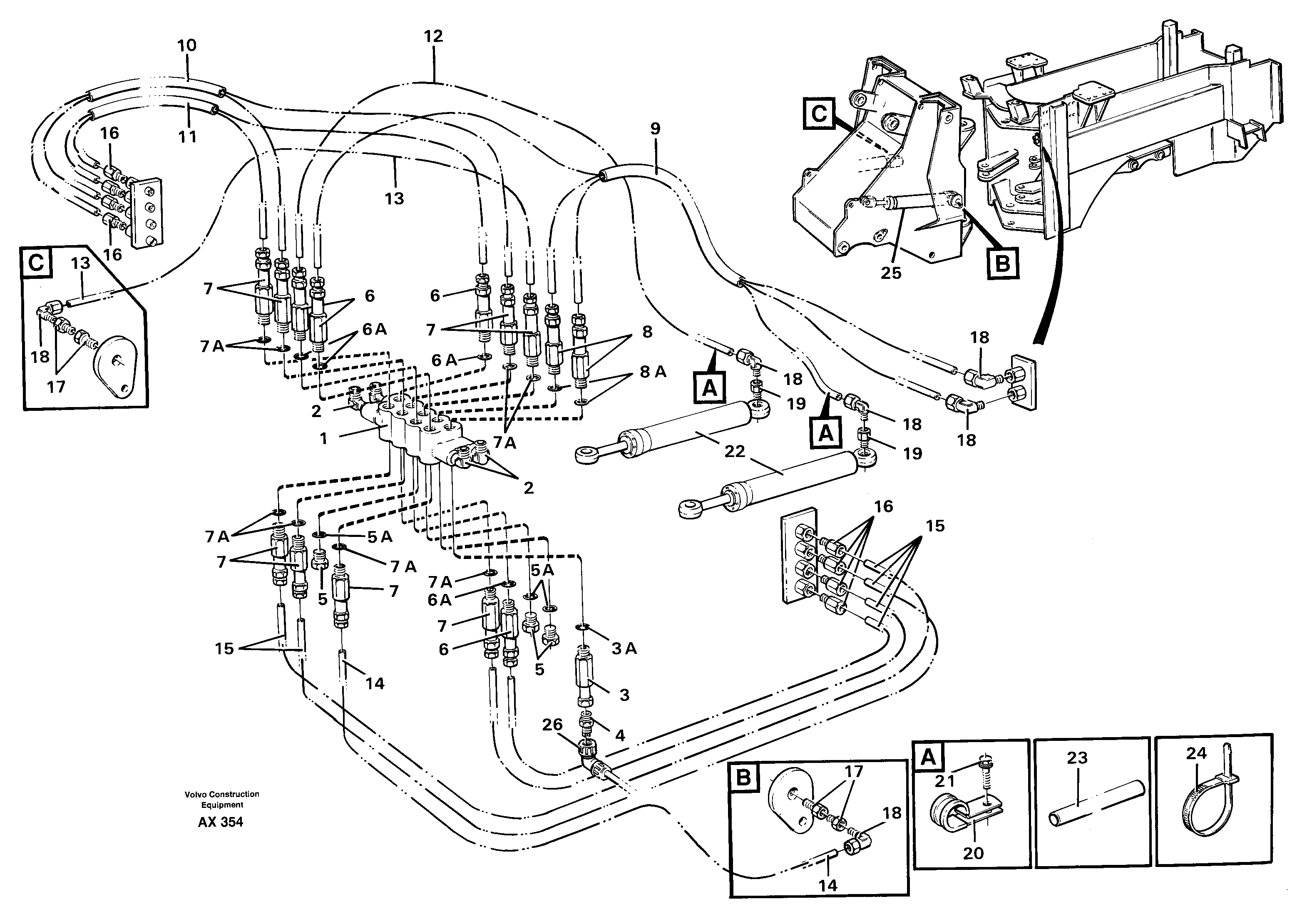 Distribution block, B1  94930 — volvo parts diagram
