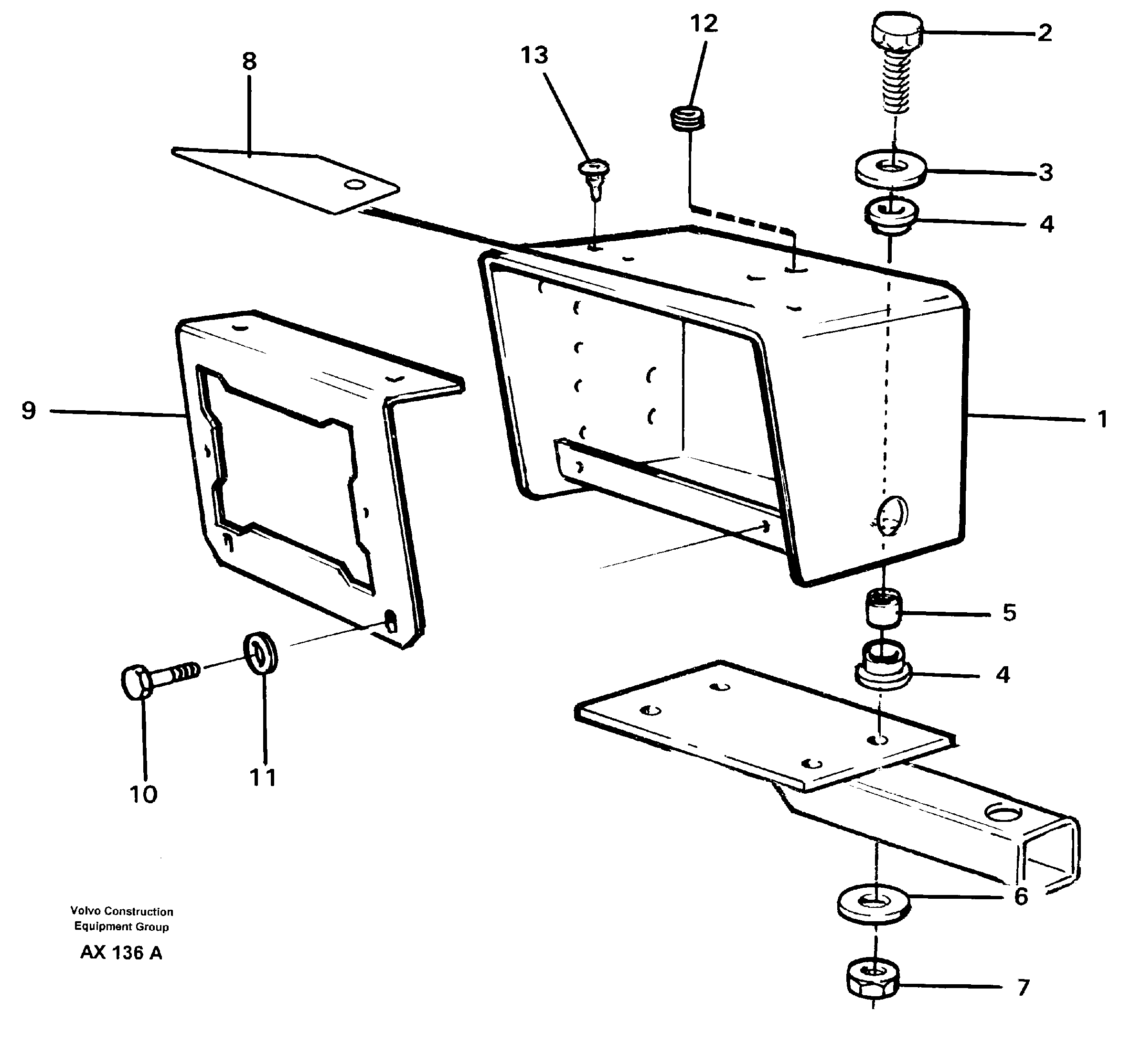 Lamp retainer — volvo parts diagram
