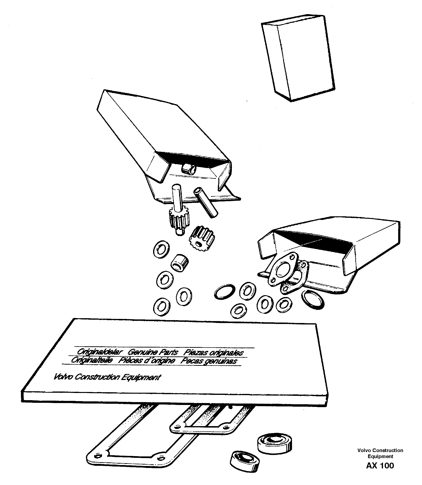 Repair kits for engine — volvo parts diagram