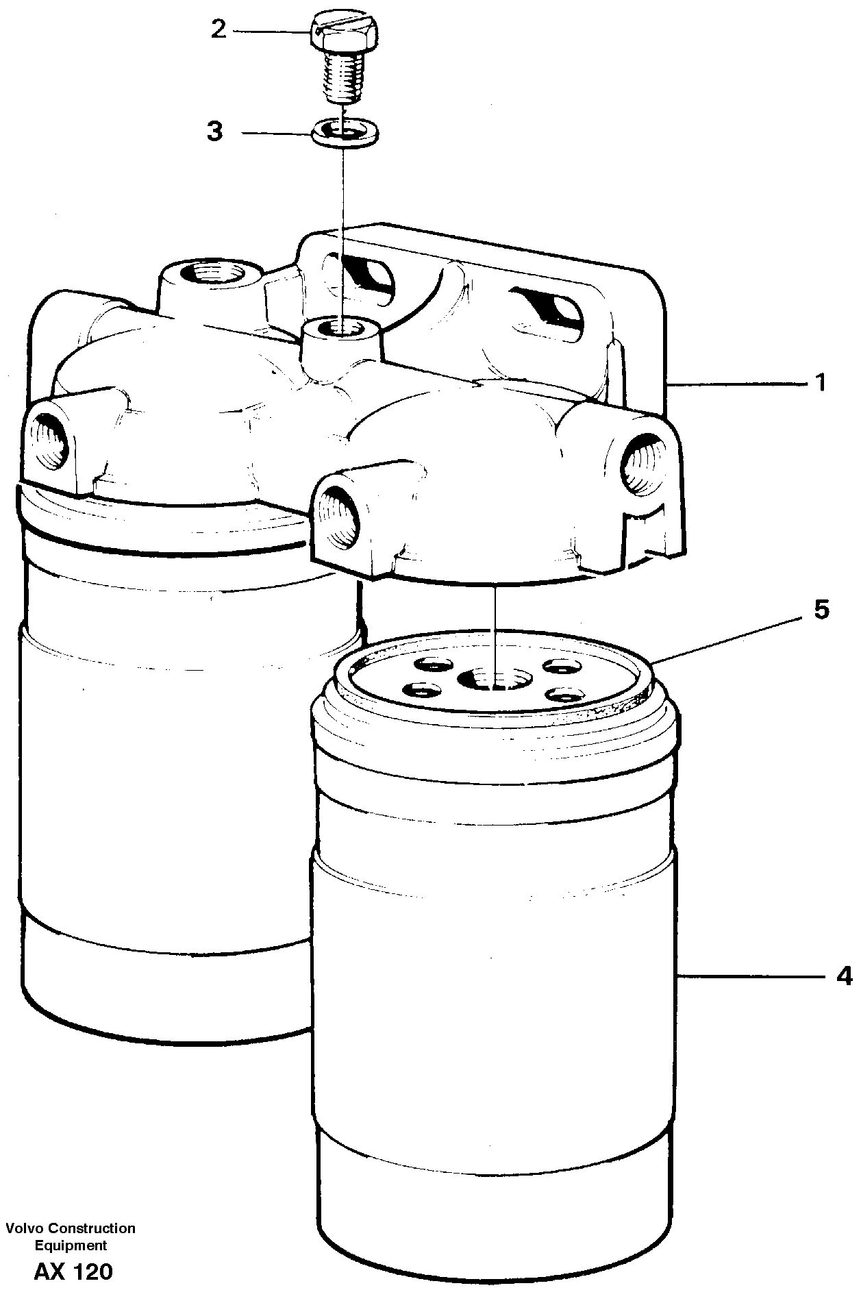 Fuel filter — volvo parts diagram