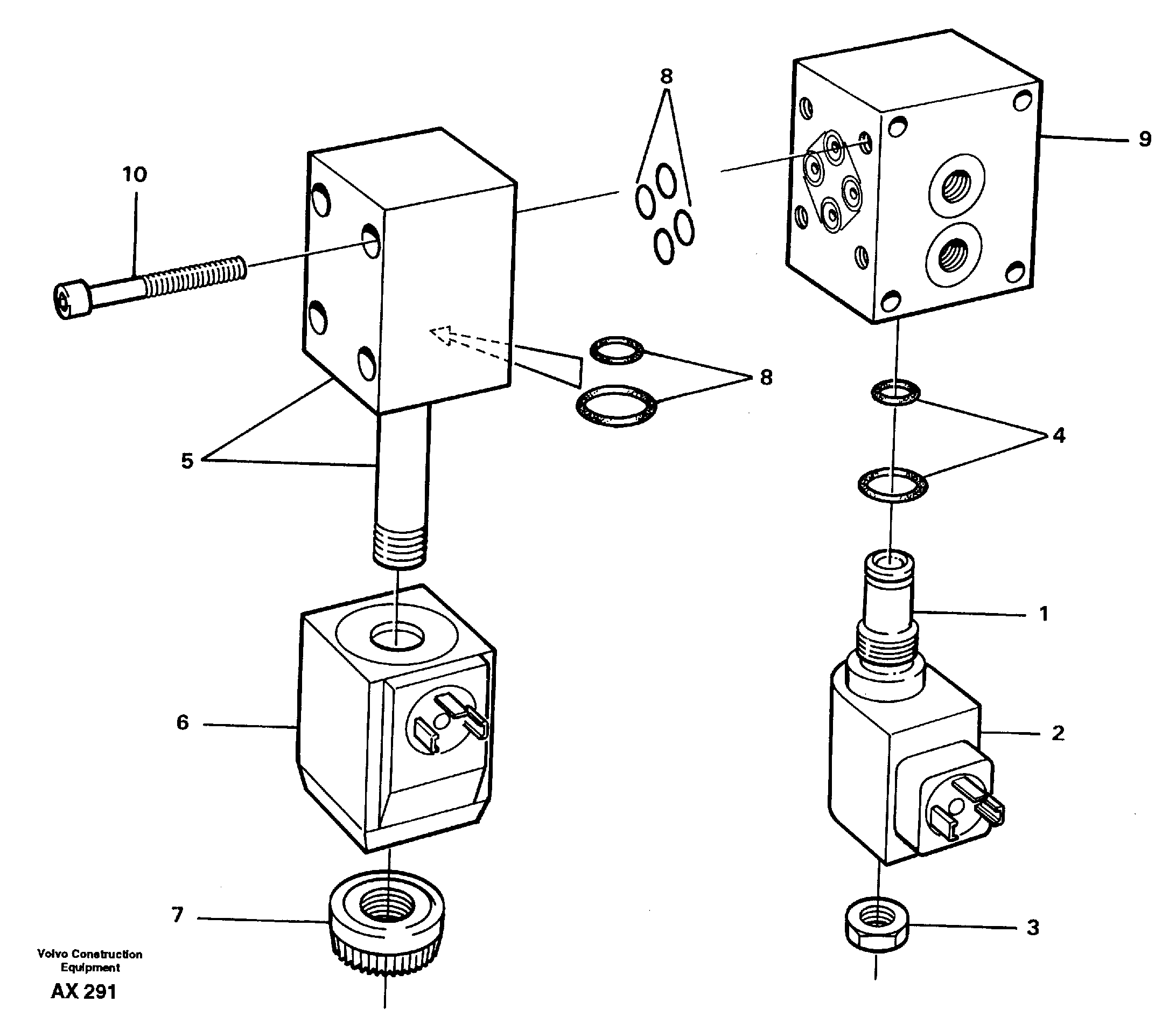 Fan drive: Thermostat valve — volvo parts diagram