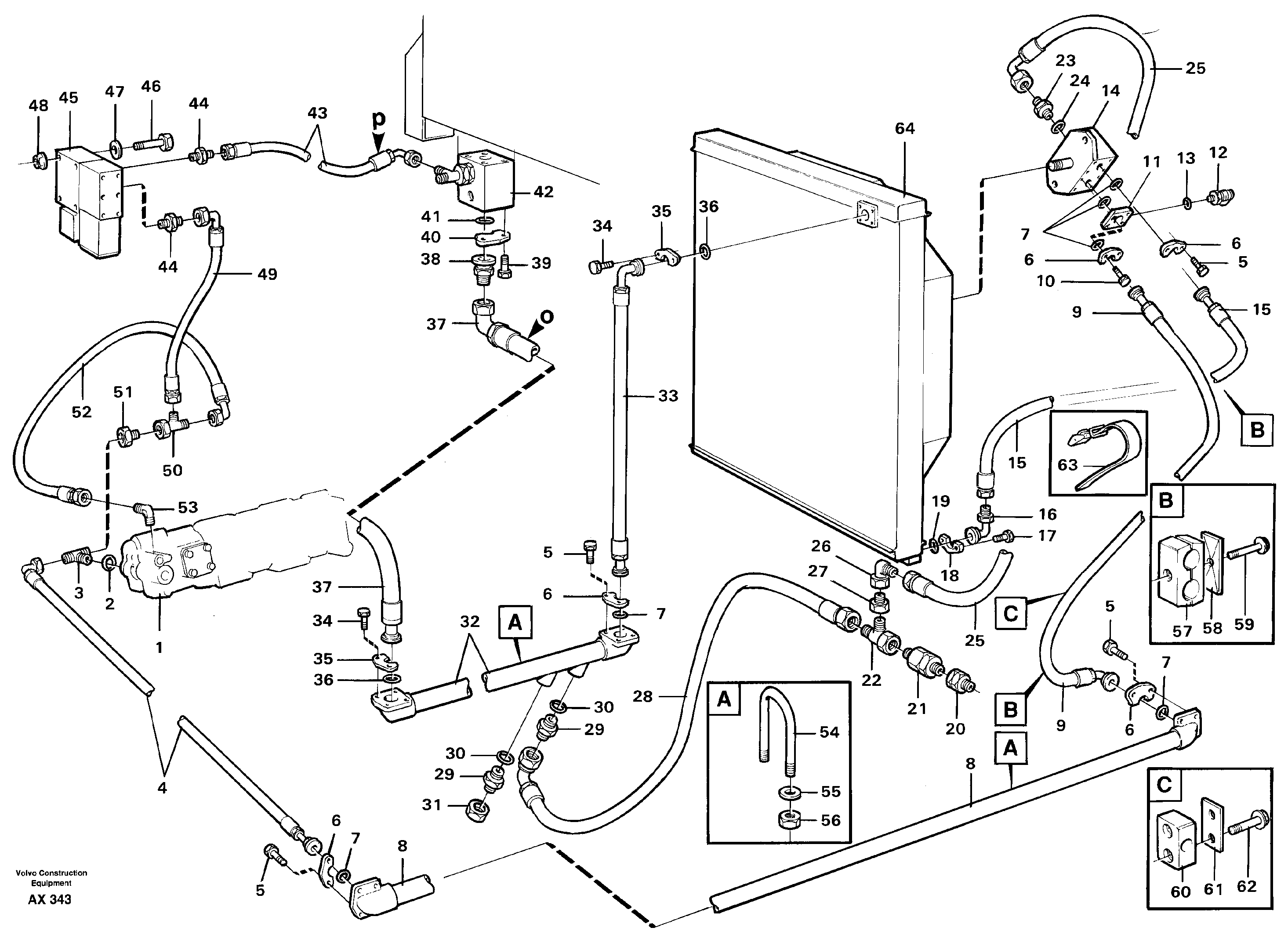 Fan drive — volvo parts diagram