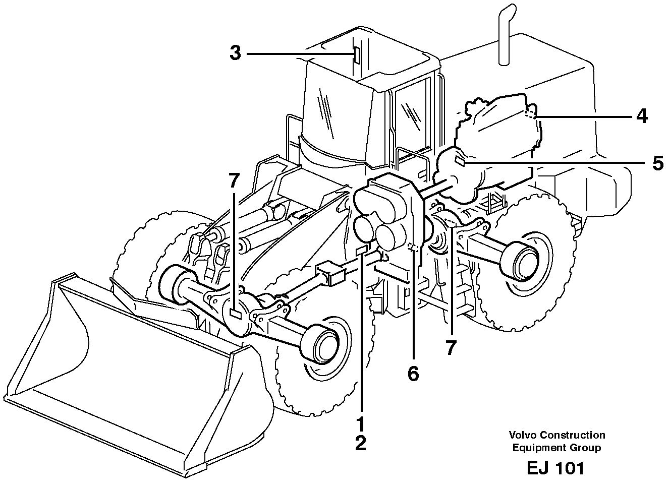 Product sign plate — volvo parts diagram