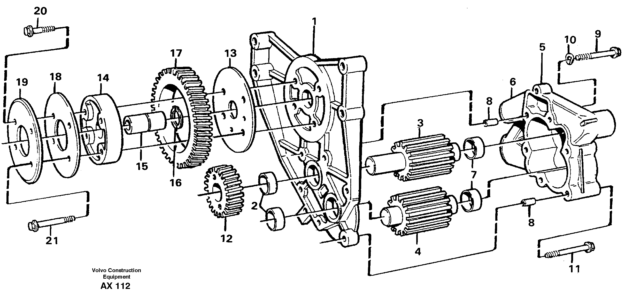 Oil pump — volvo parts diagram