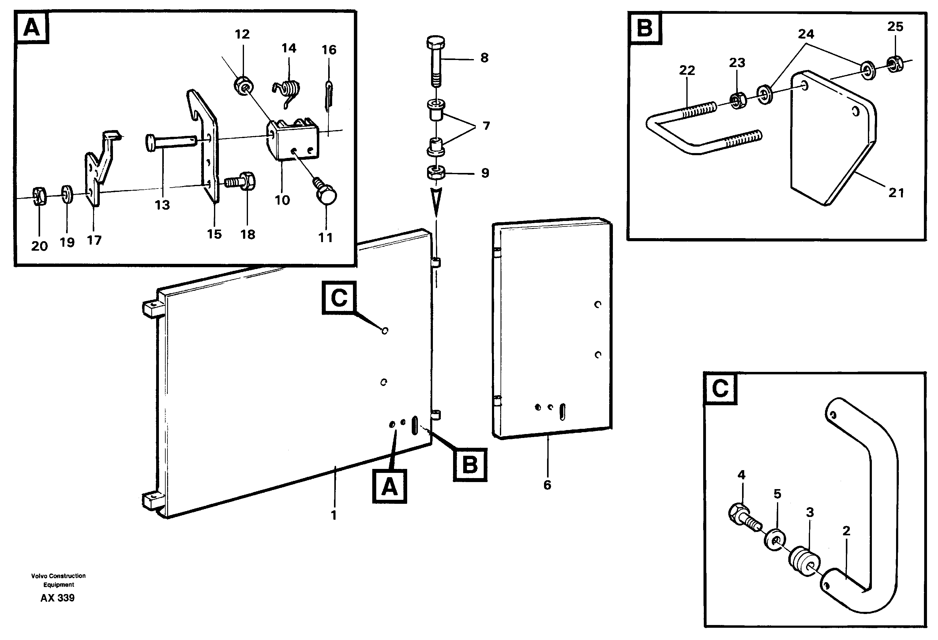 Side hatch  94674 — volvo parts diagram