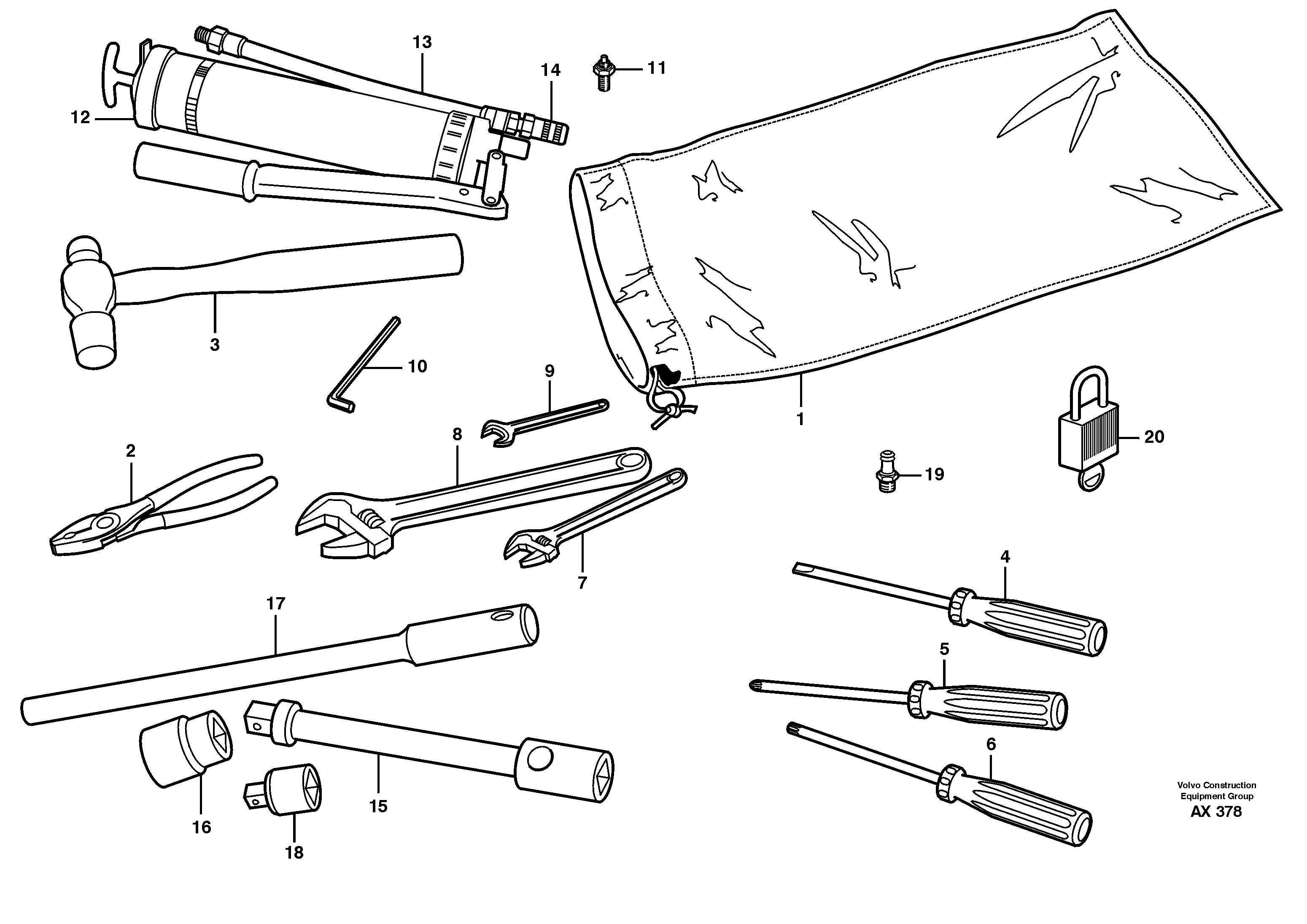 Tool  94757 — volvo parts diagram