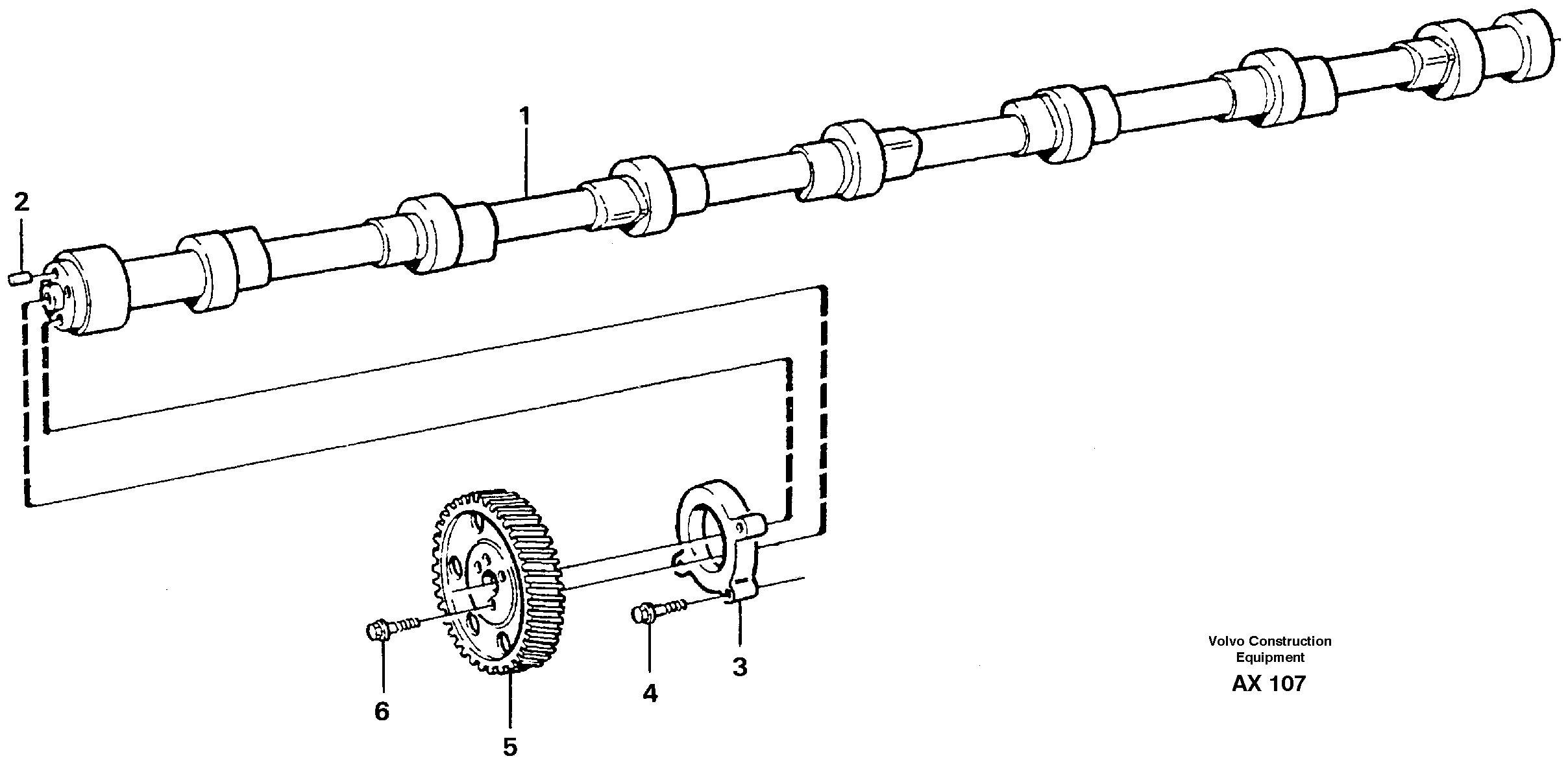 Camshaft — volvo parts diagram