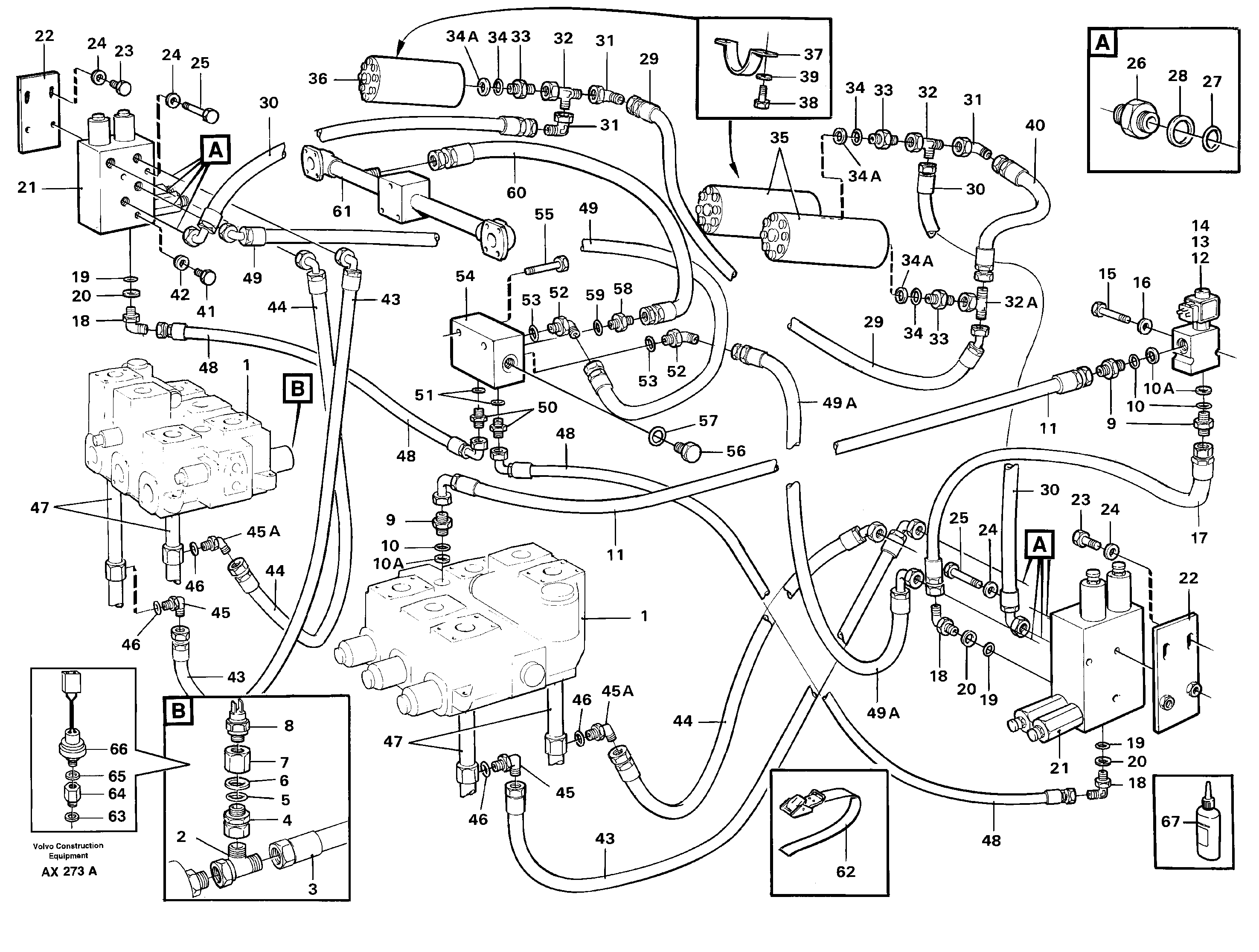 Boom suspension system  94514 — volvo parts diagram