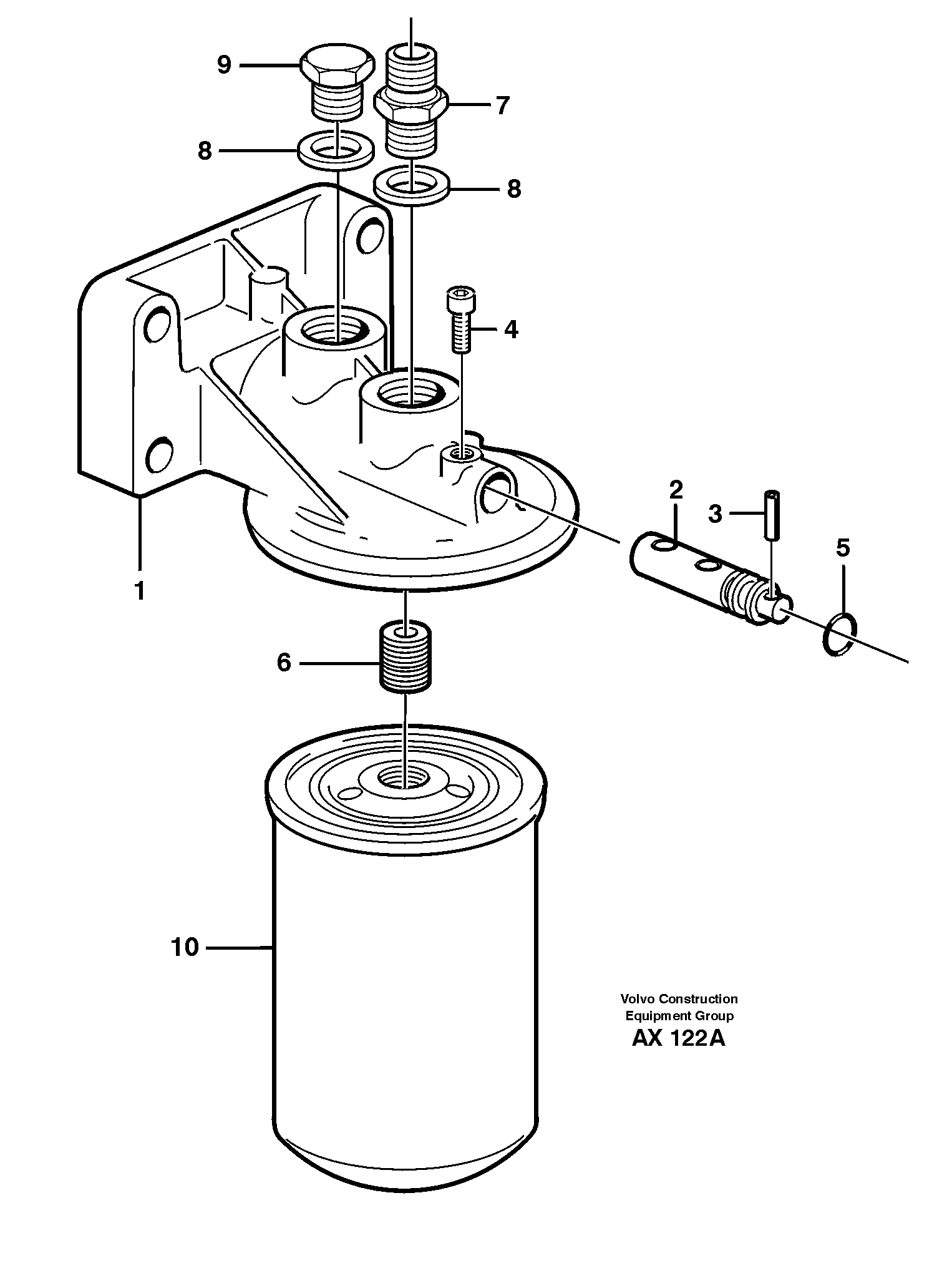 Coolant filter. — volvo parts diagram