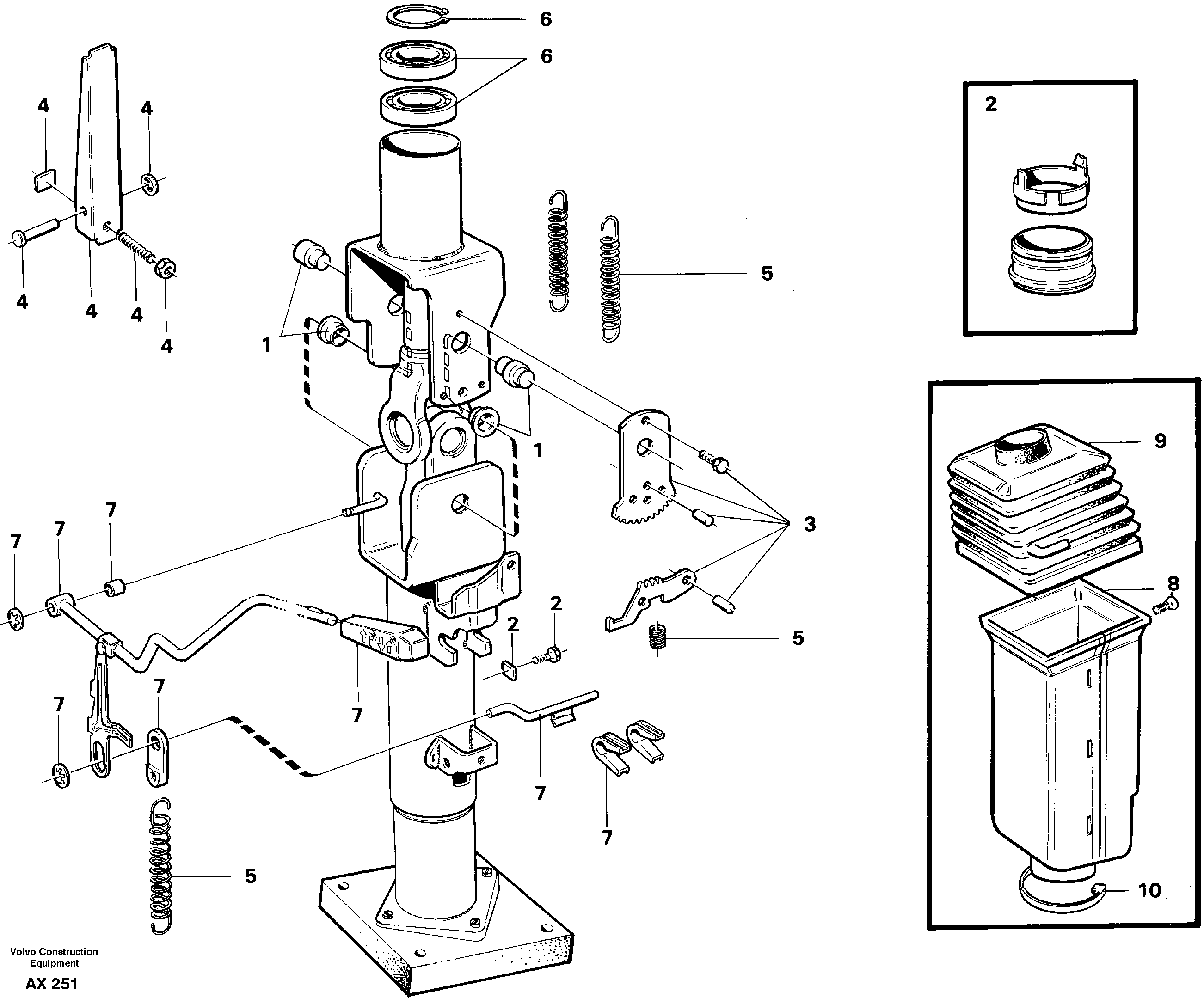 Adjustable steering wheel  CAB - 60271 — volvo parts diagram