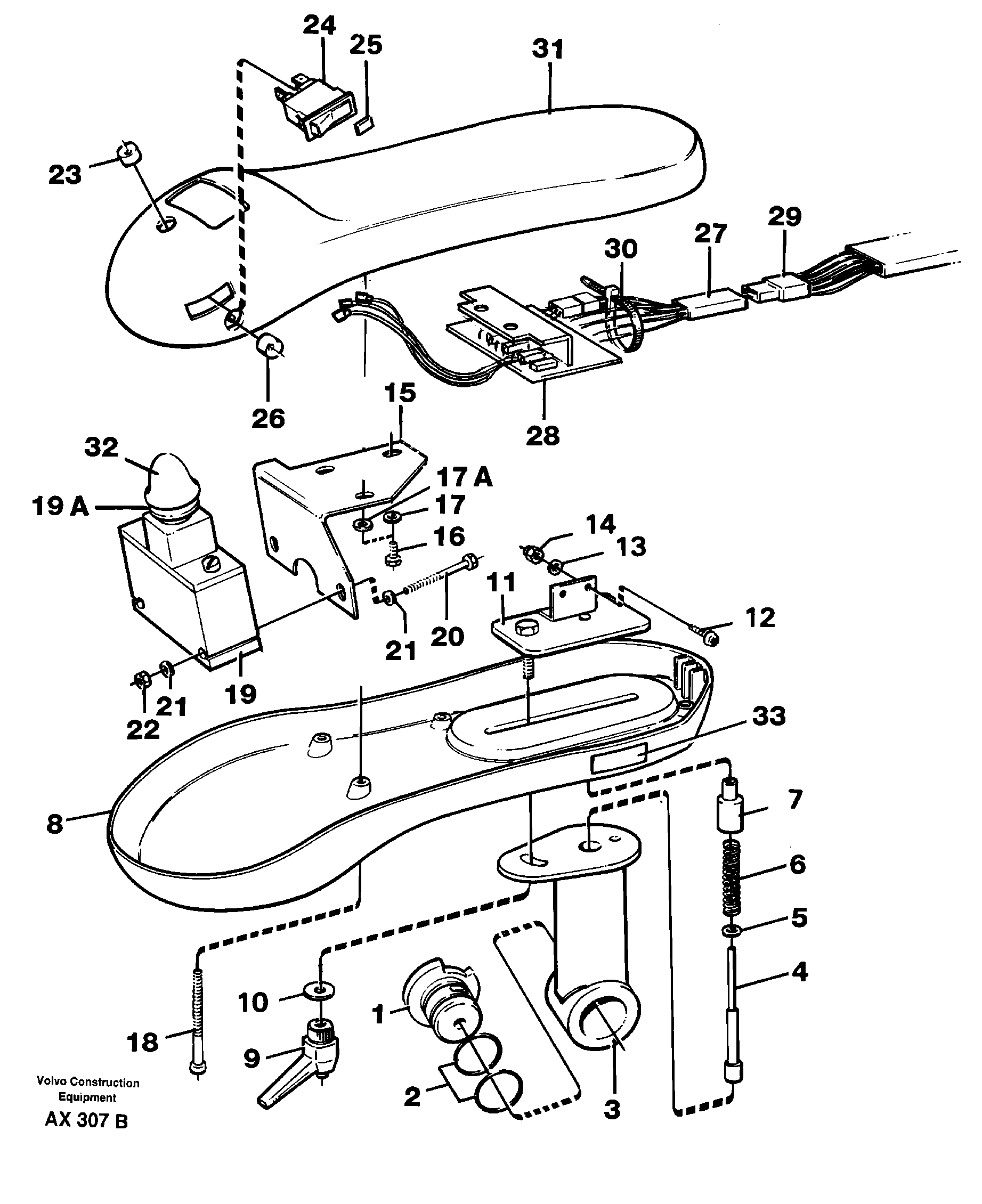 Armrest  94619, 80015 — volvo parts diagram