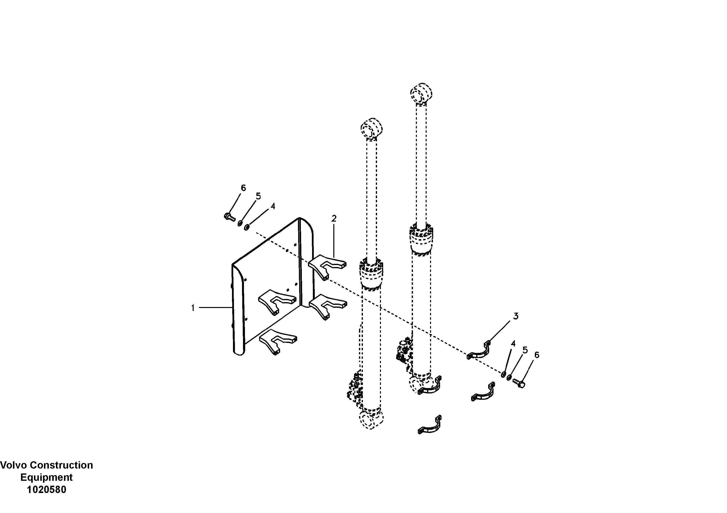 Protecting plate — volvo parts diagram