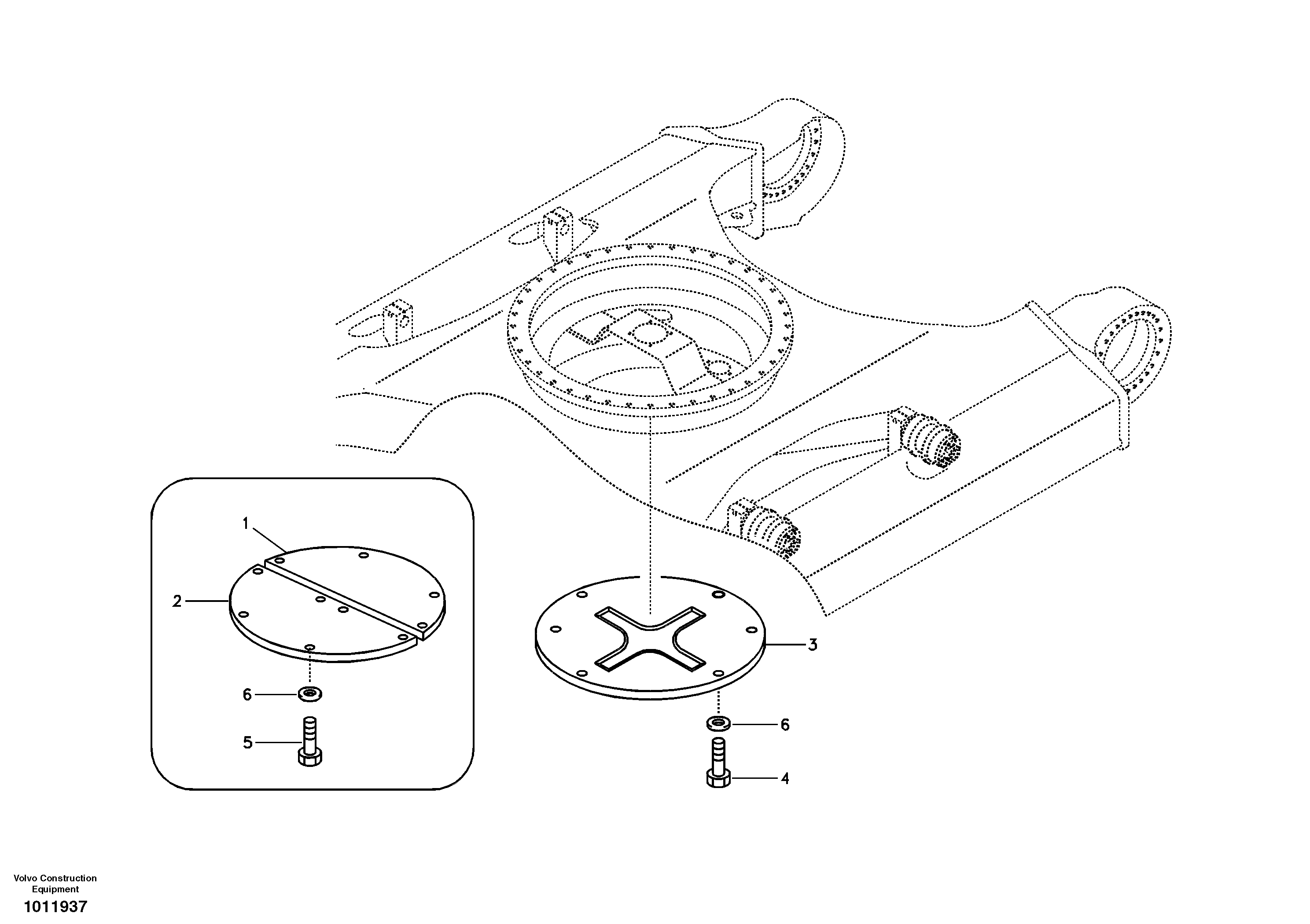 Protecting plate — volvo parts diagram