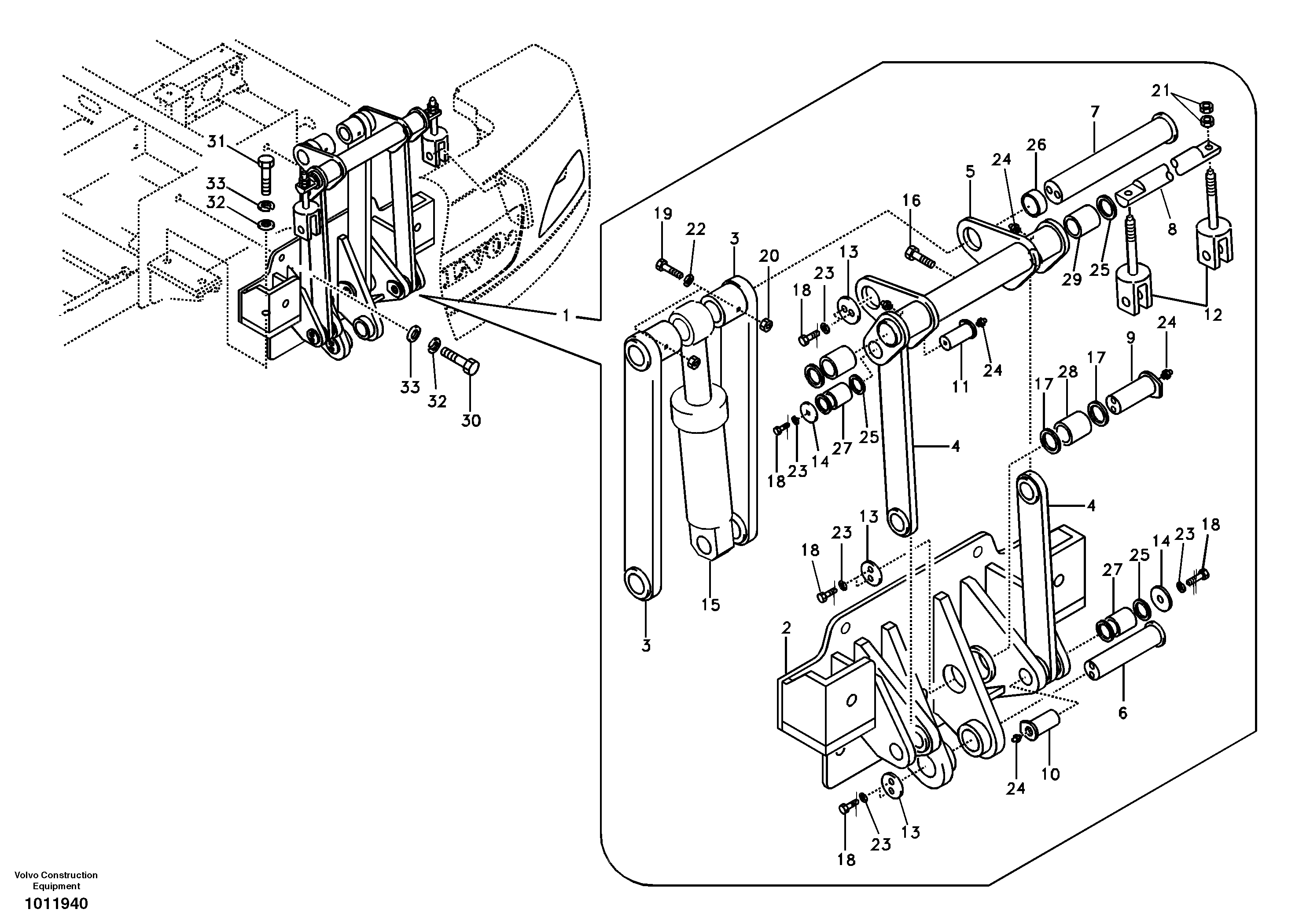 Removal Counterweight, Assembly — volvo parts diagram