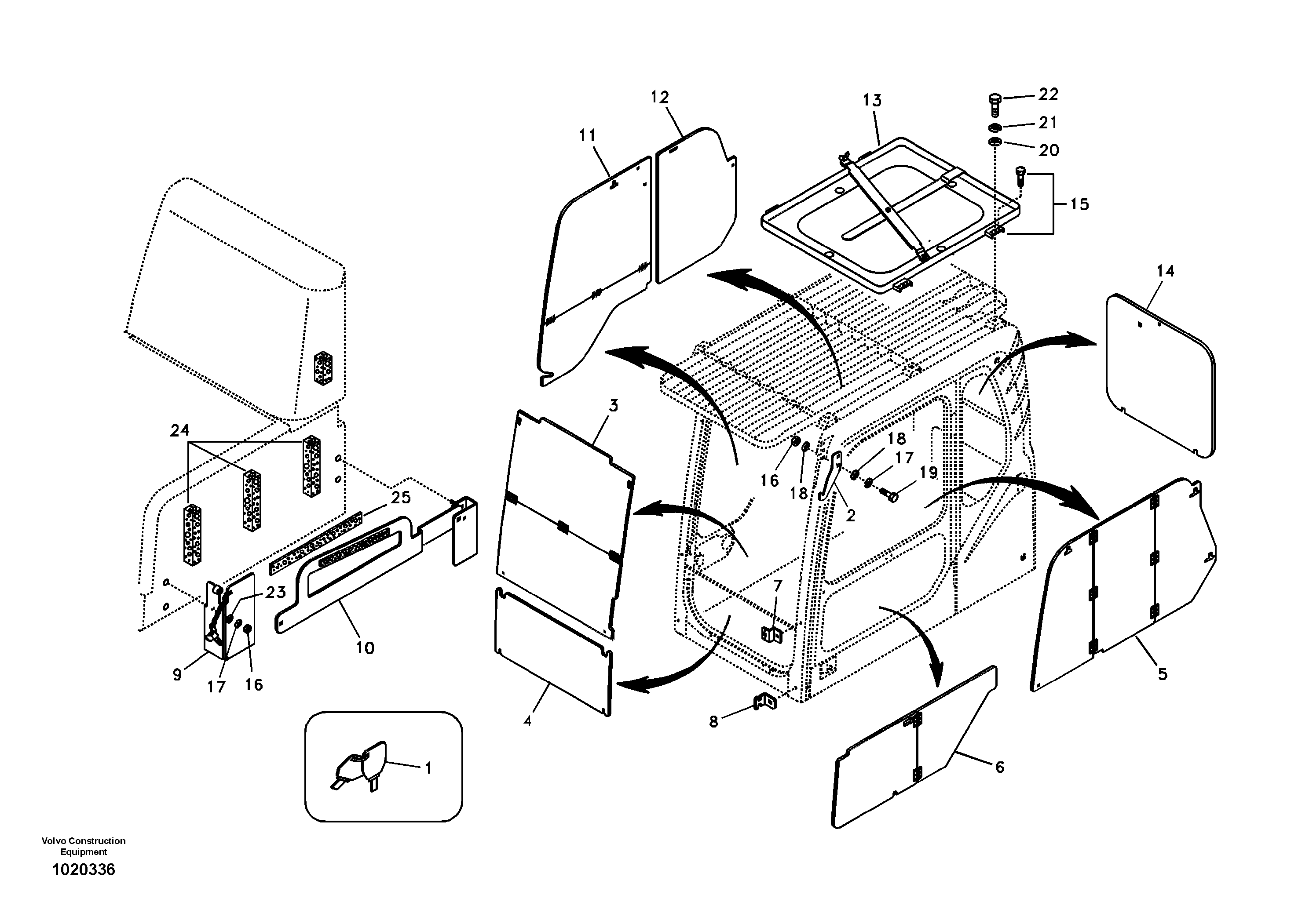 Antitheft system — volvo parts diagram