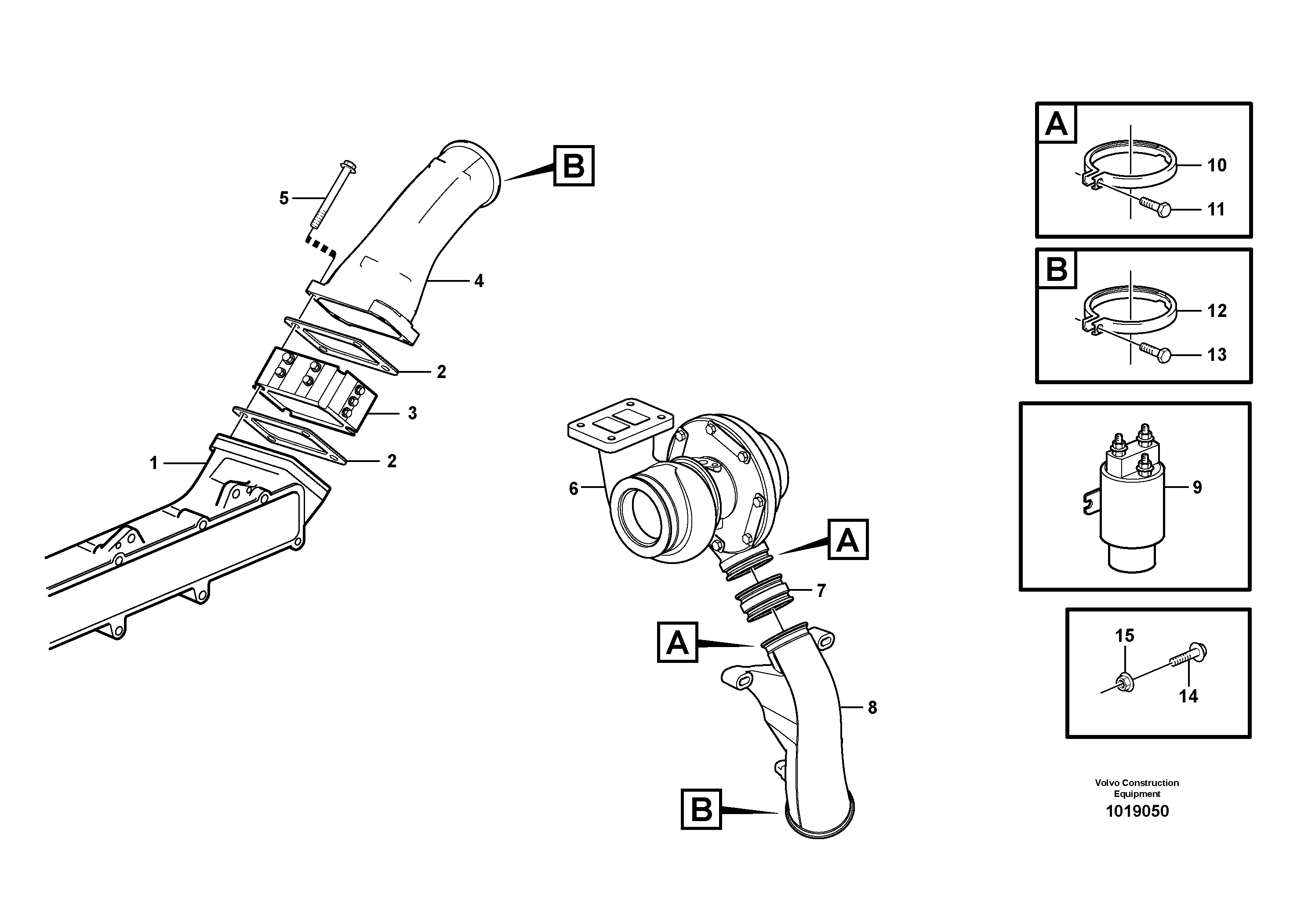 Intercooler — volvo parts diagram