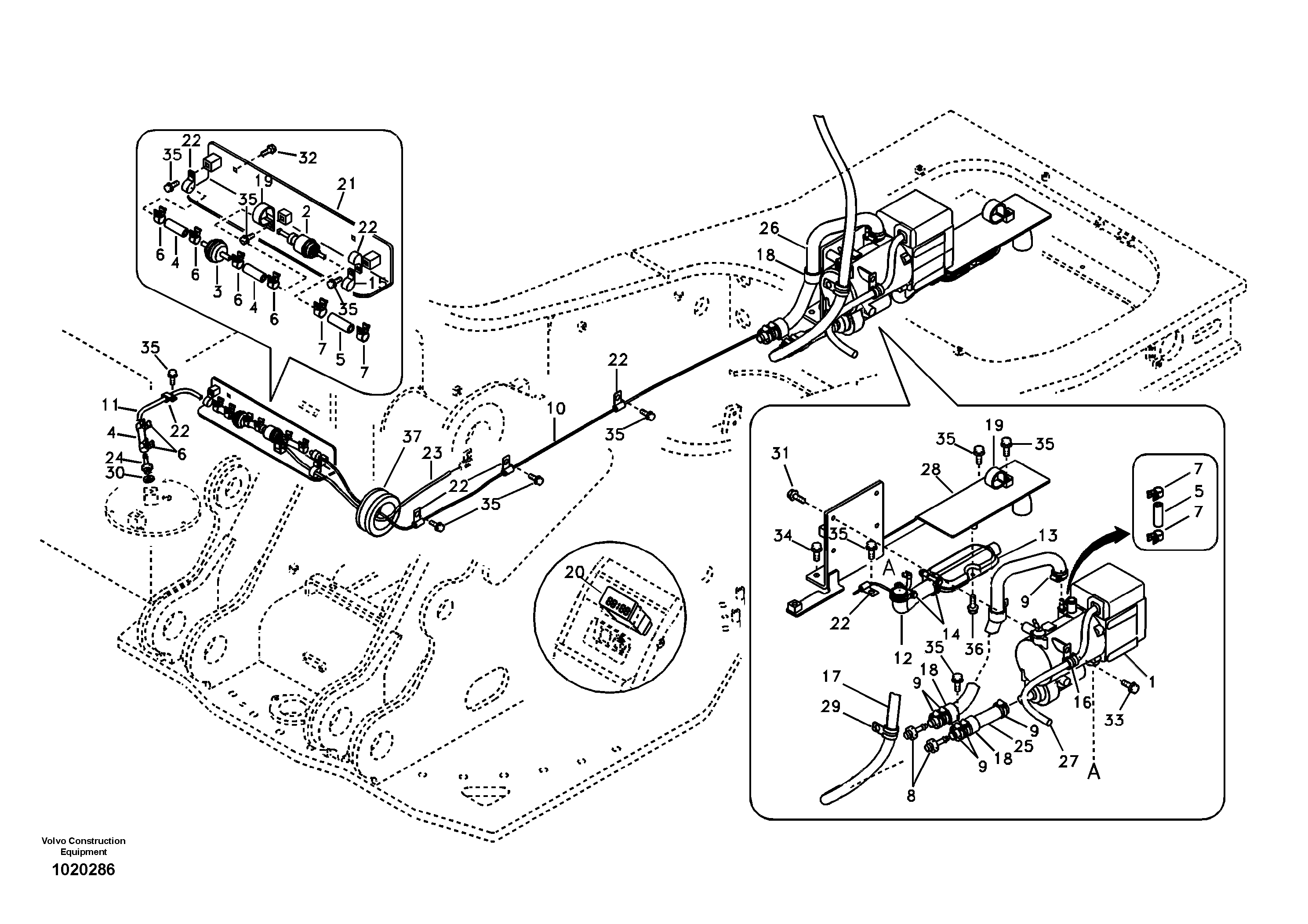 Auxiliary Heater — volvo parts diagram