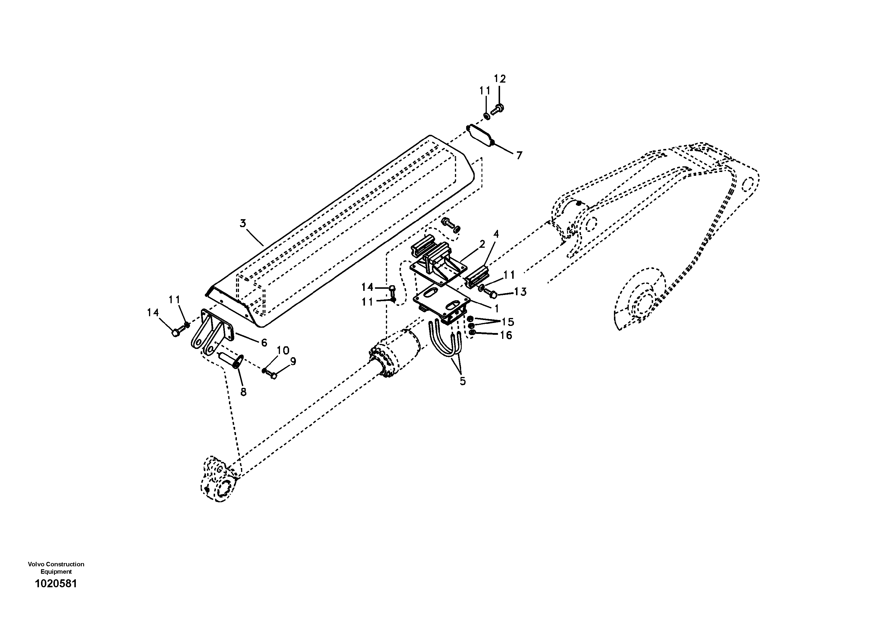 Protecting plate — volvo parts diagram