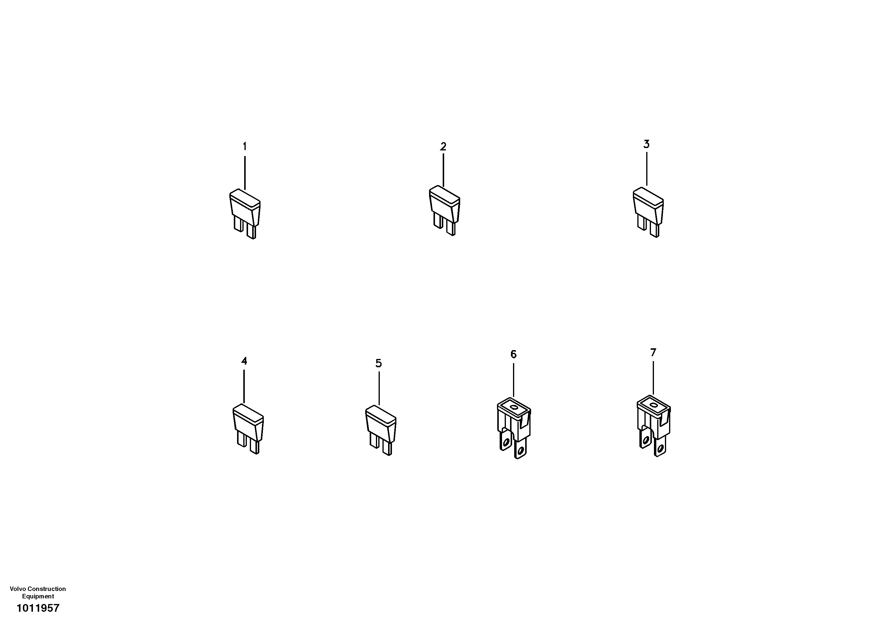 Spare parts kit — volvo parts diagram