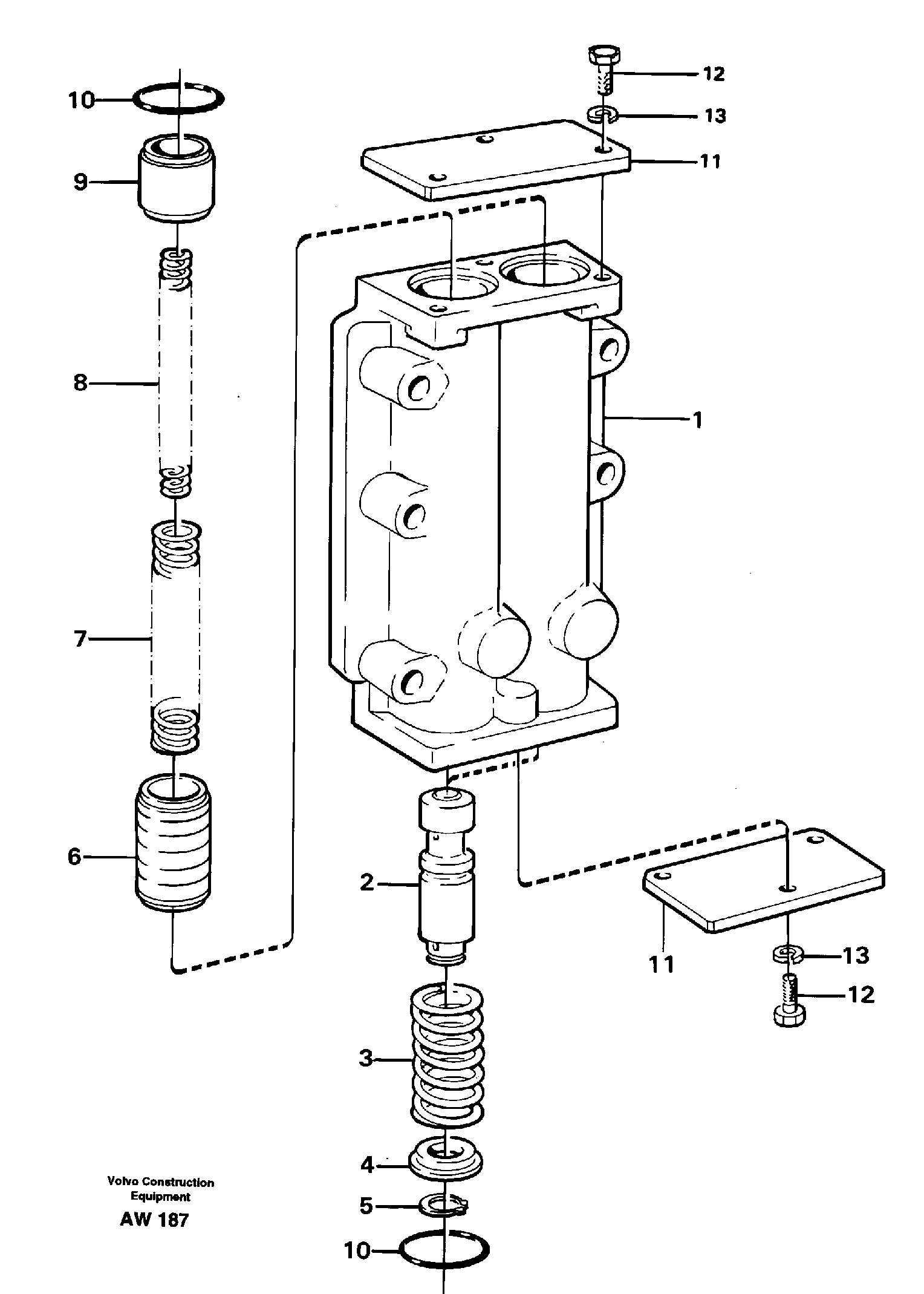 Pressure limiting valve — volvo parts diagram