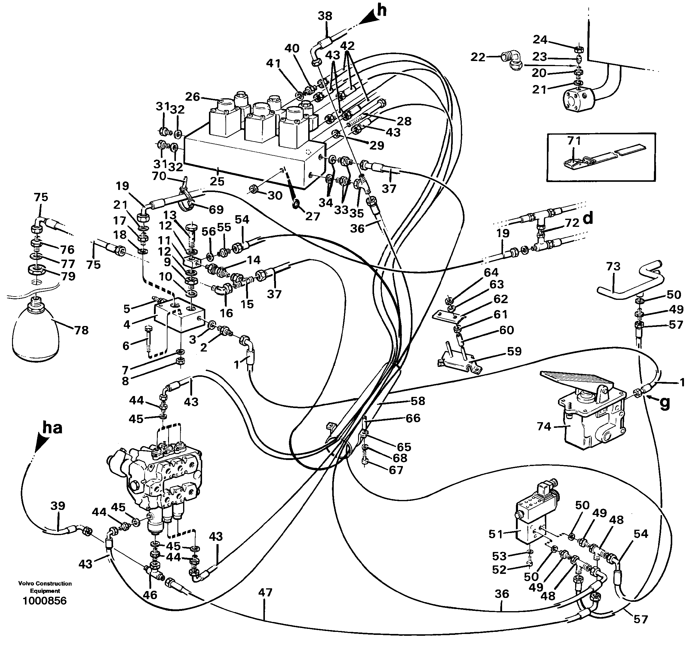 Servo hydraulics.  33808 — volvo parts diagram