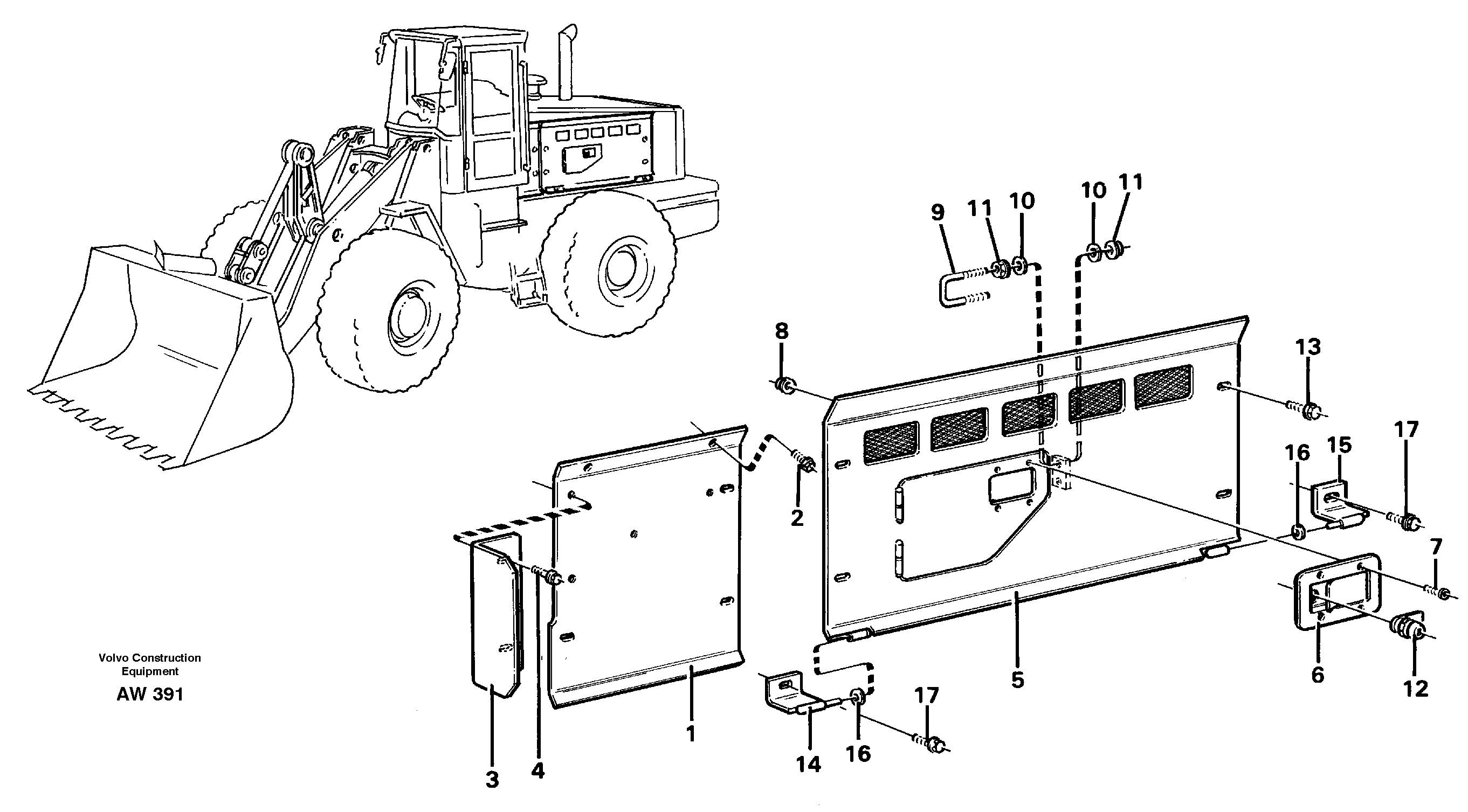 Side hatch.  33809 — volvo parts diagram