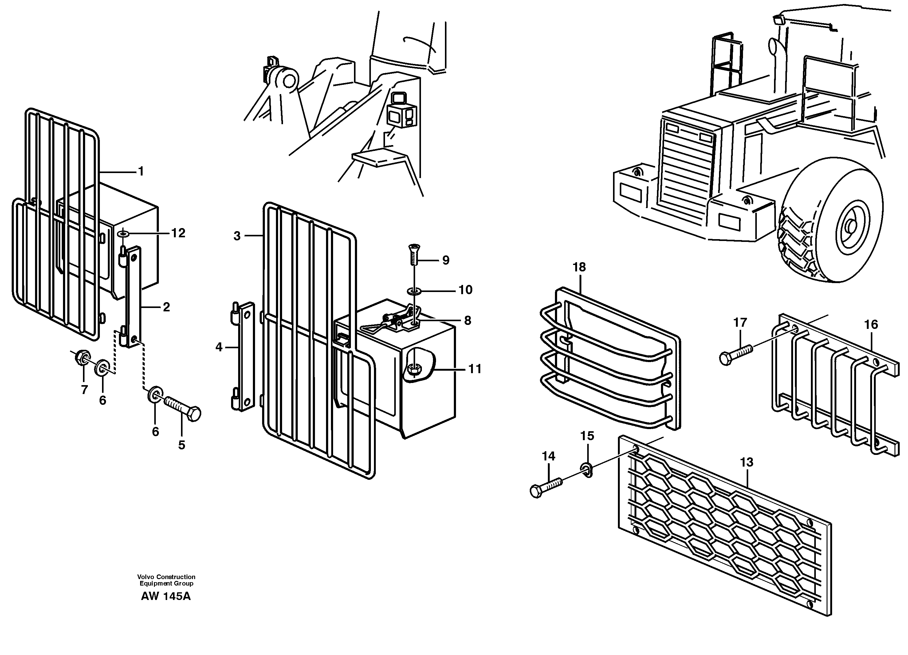 Protection for lighting.  91583, 91584, 91585, 93965, 33809 — volvo parts diagram