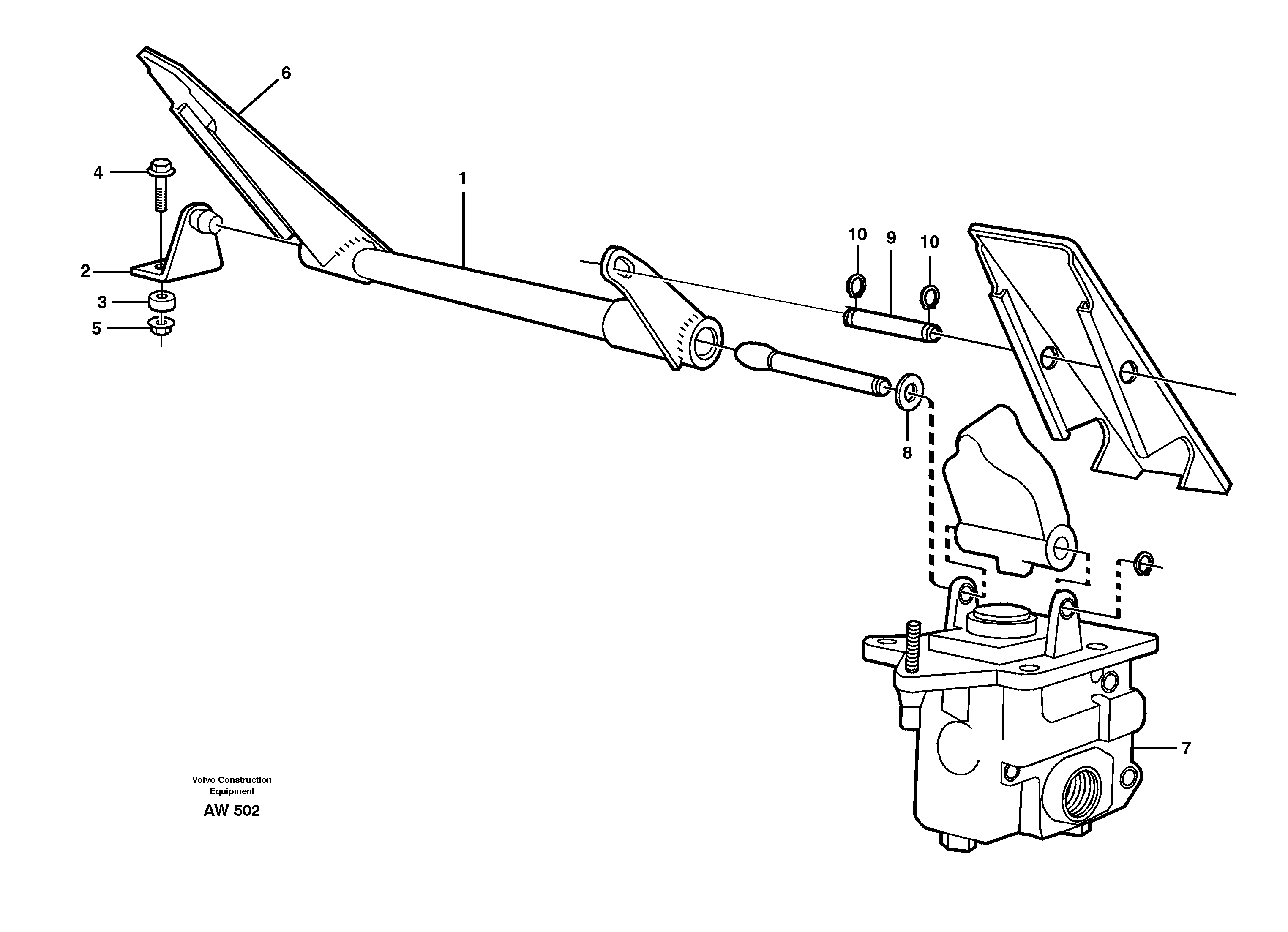 Double brake pedals.  91925 — volvo parts diagram
