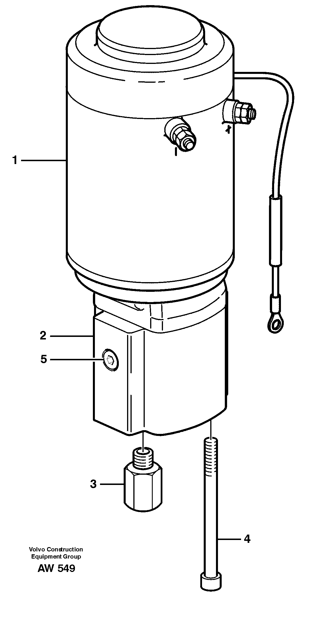 Pump unit  93839 SER NO 3354 - — volvo parts diagram