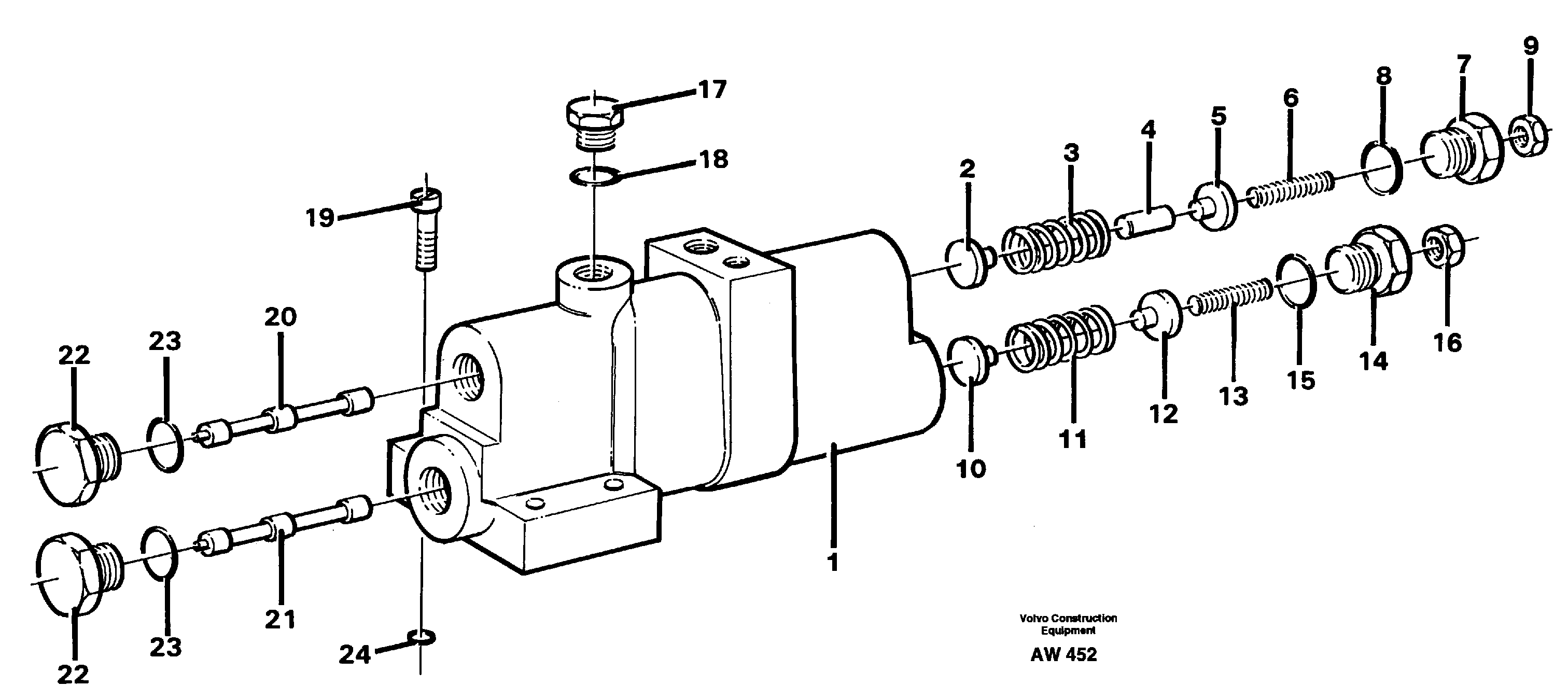 Compensator.  STD SER NO - 2824, 2826 - 2848, 2850 - 3000. — volvo parts diagram