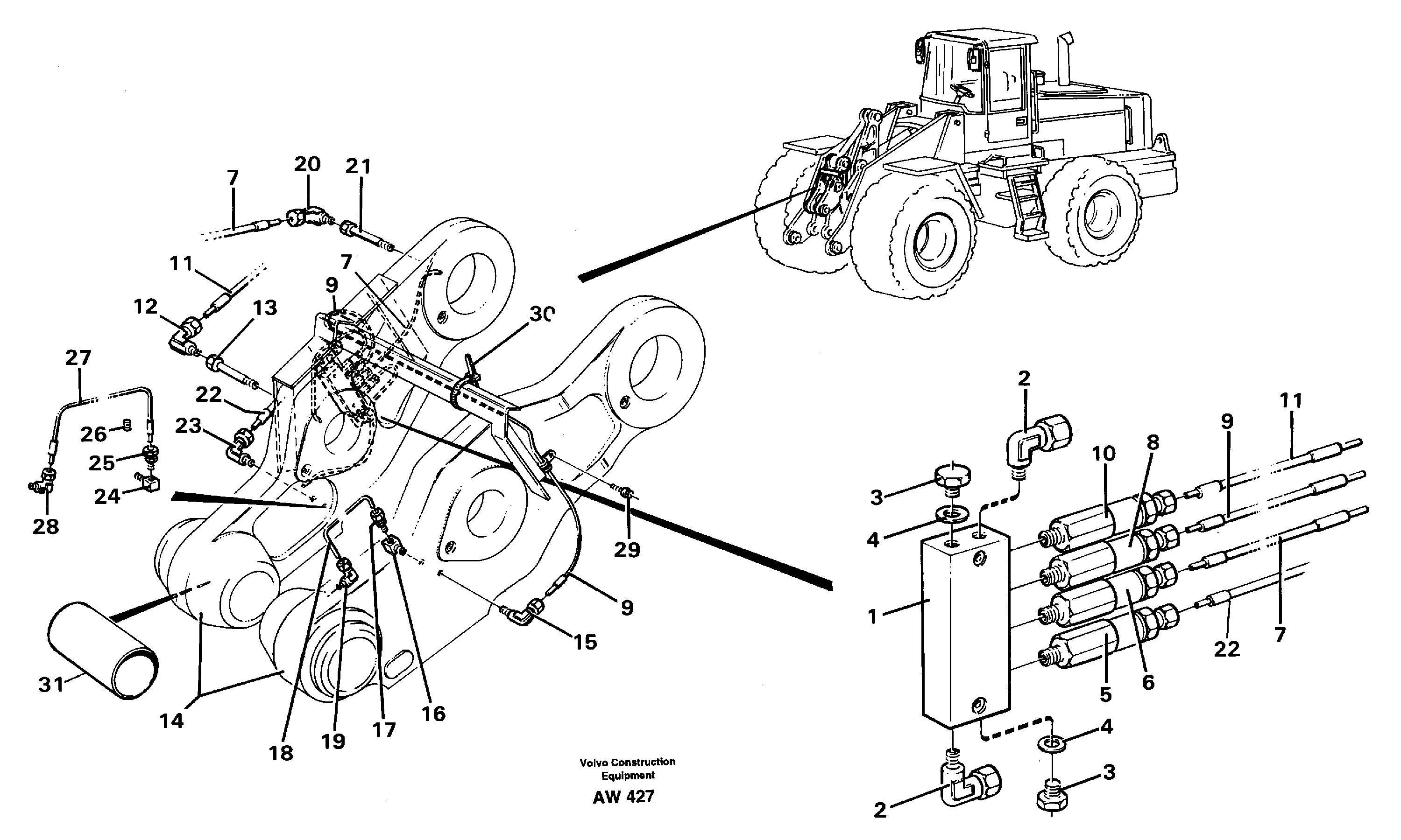 Distribution block, B5.  94803 — volvo parts diagram