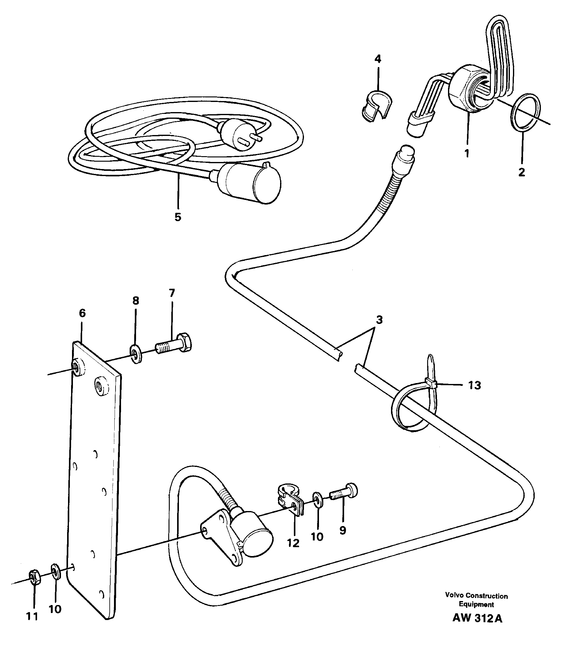 Engine heater.  91856,   90705,   90706 — volvo parts diagram