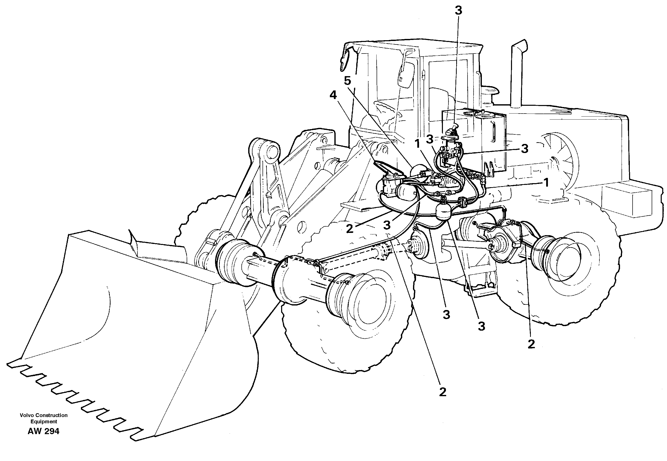 Brake system — volvo parts diagram