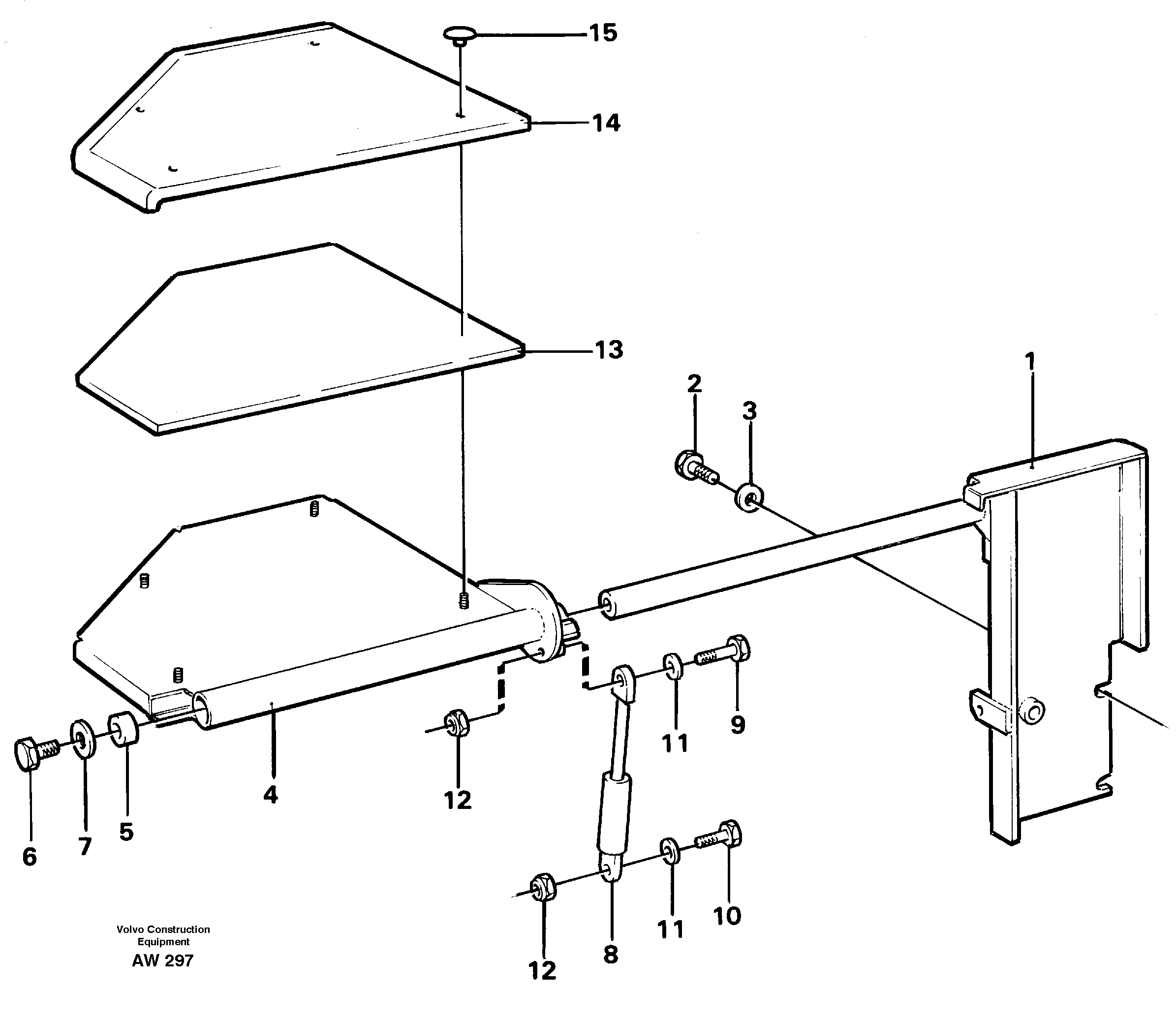 Instructor's seat  91988 — volvo parts diagram