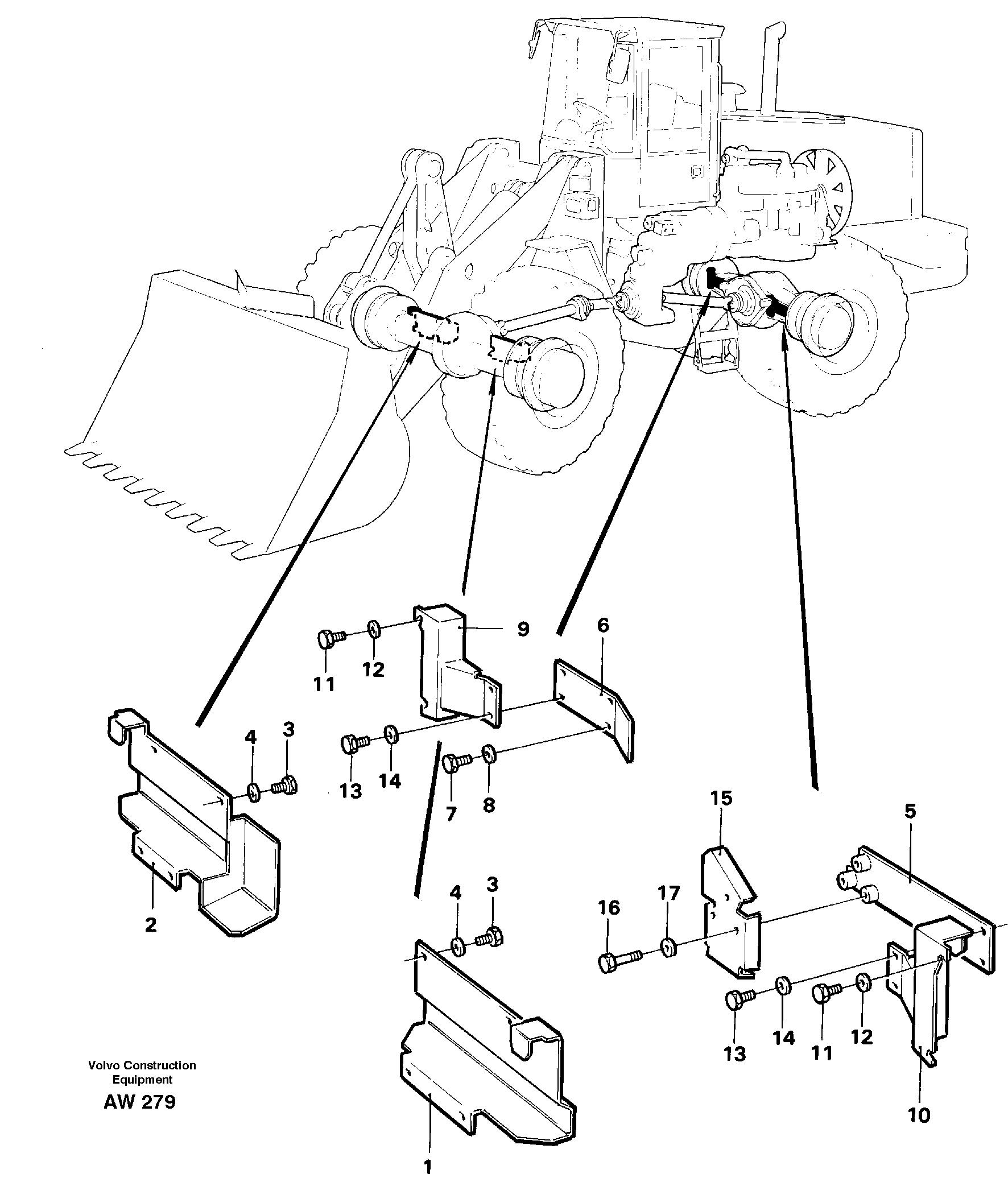 Protection, brake pipes.  STD,   USA,   33808 — volvo parts diagram