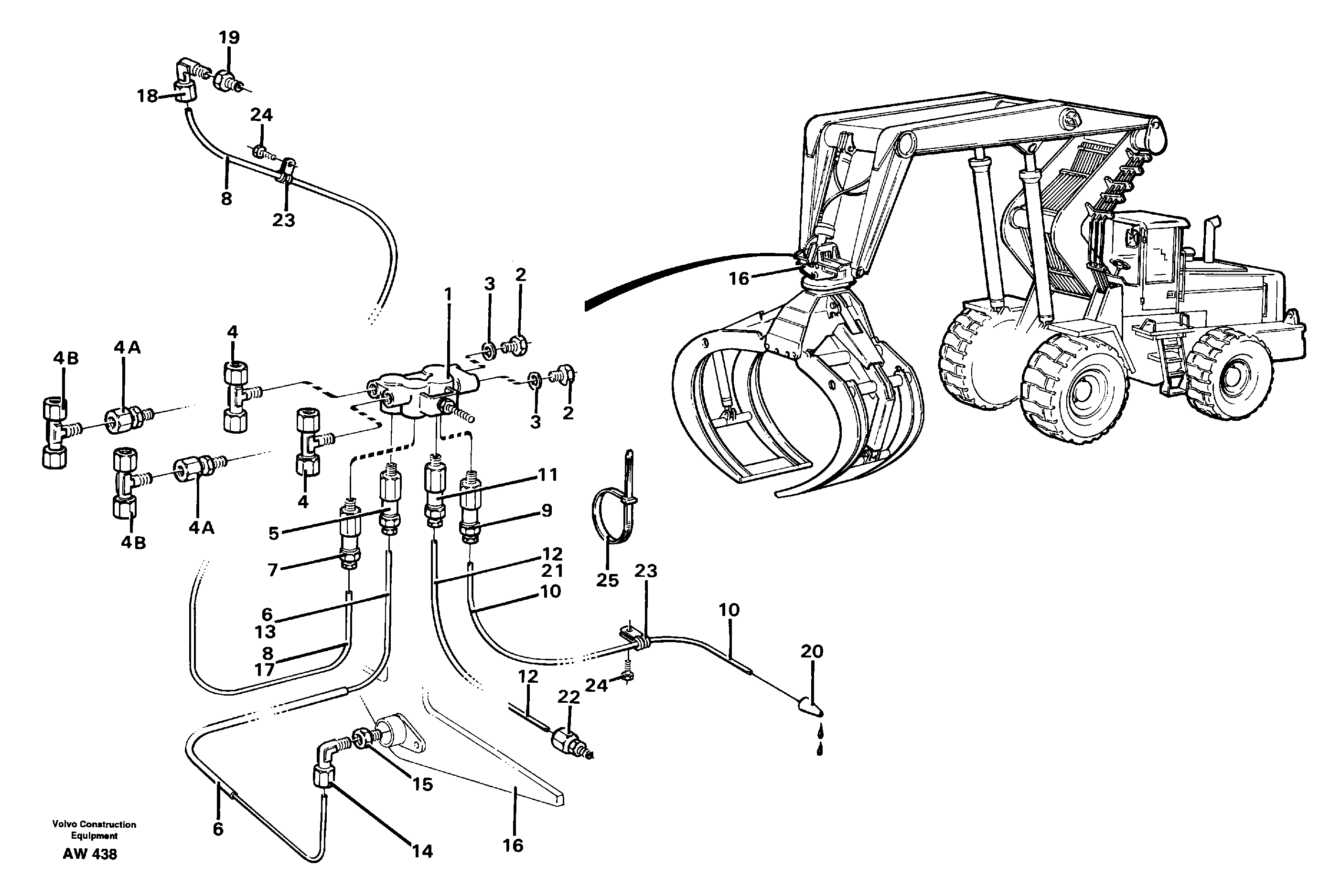 Distribution block, B5.  33808 — volvo parts diagram