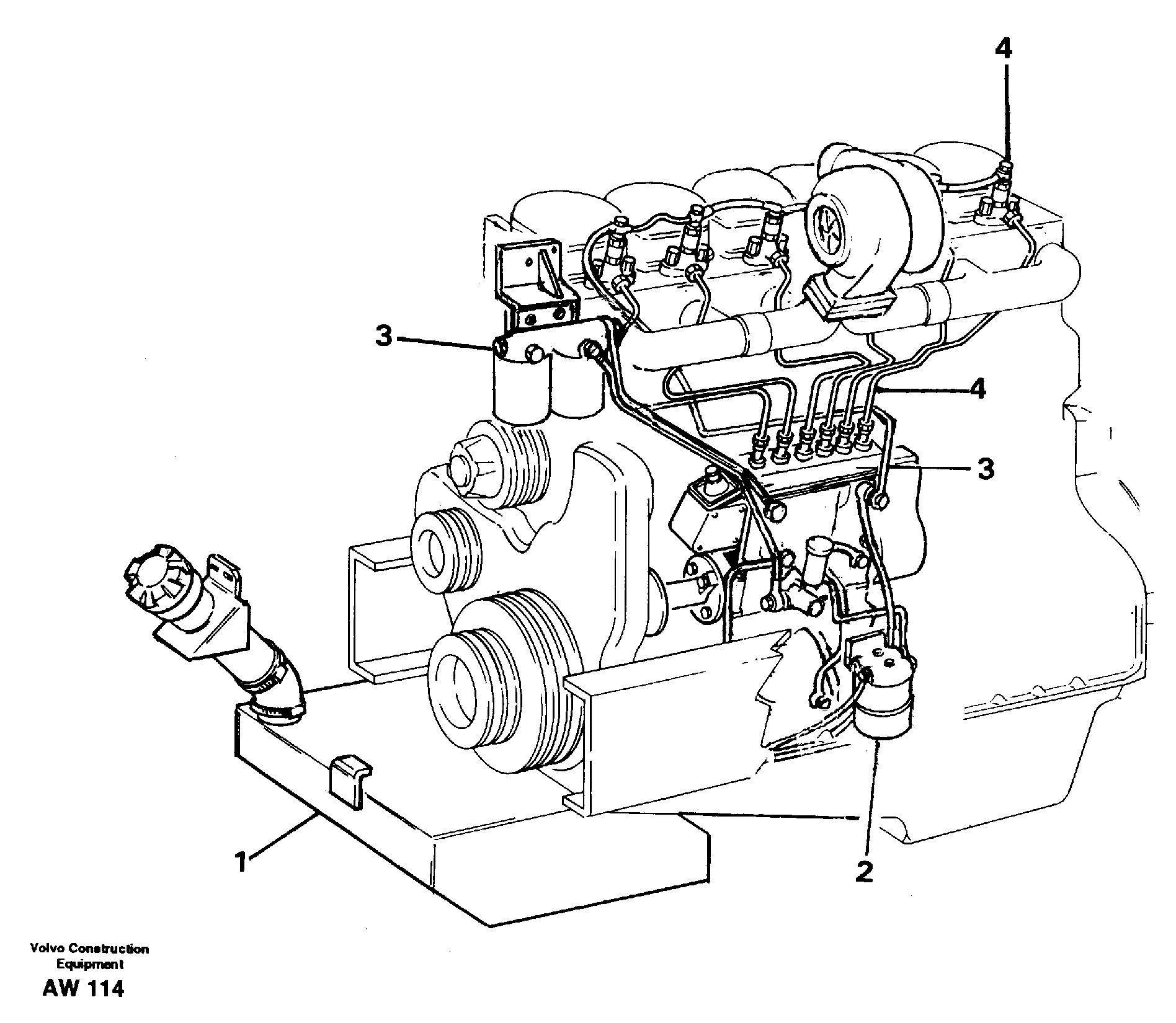 Fuel system — volvo parts diagram