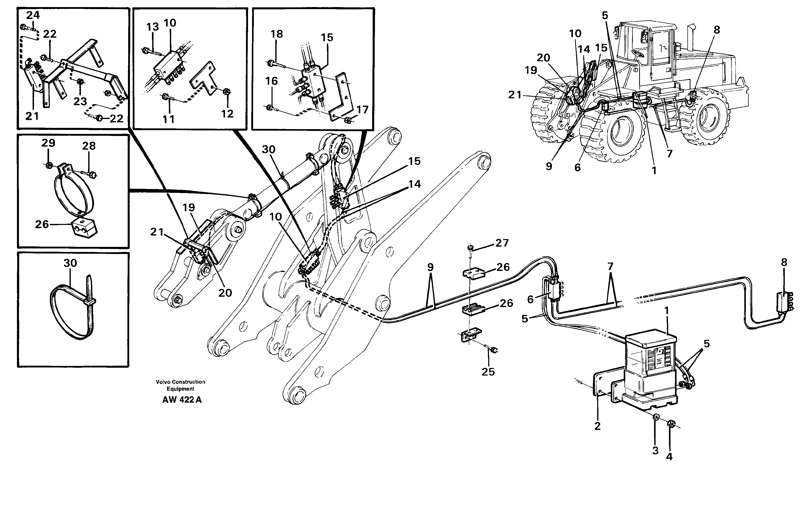 Central lubrication.  94803 — volvo parts diagram