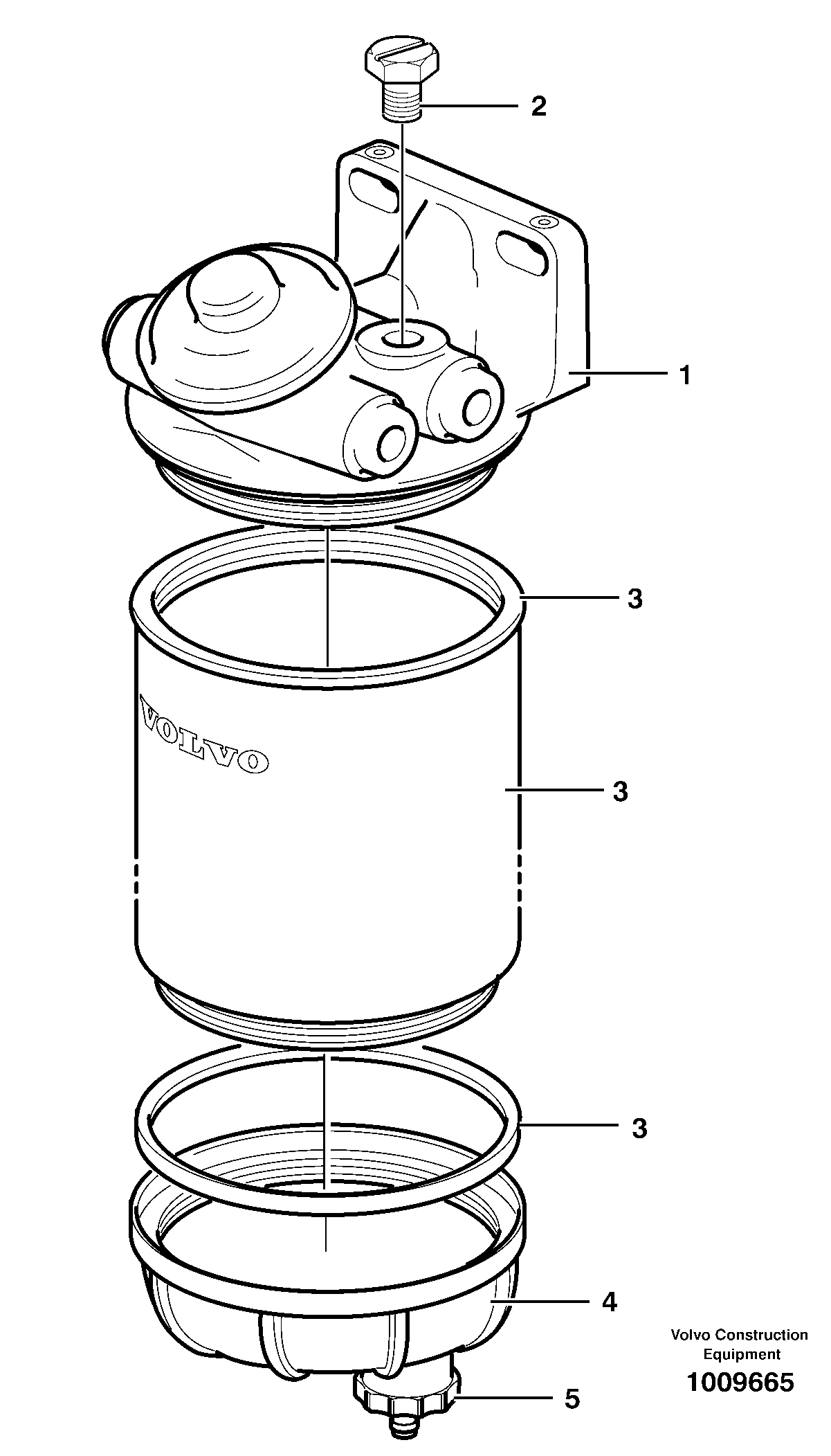 Water separator.  8188162 — volvo parts diagram