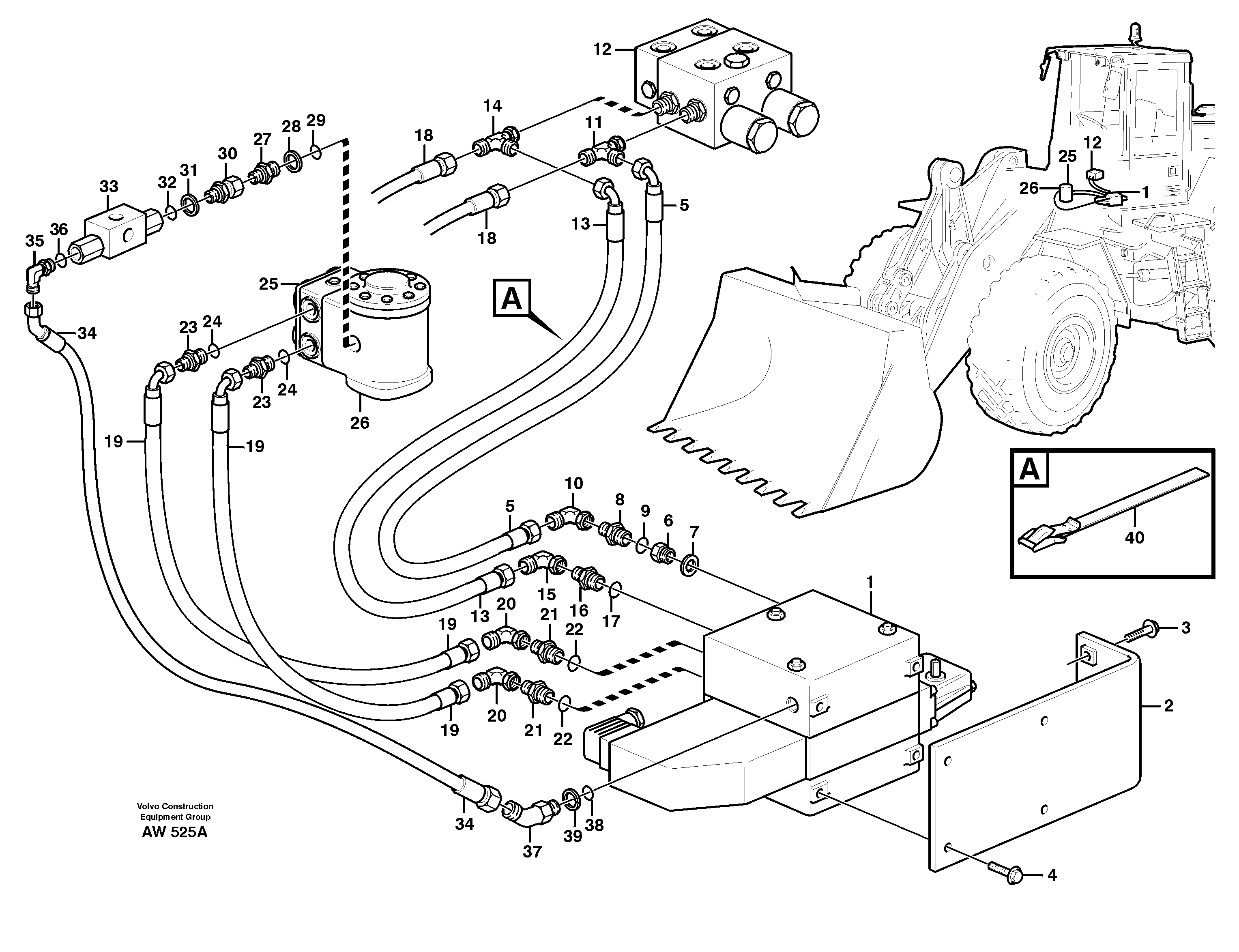 CDC - steering.  93909 — volvo parts diagram