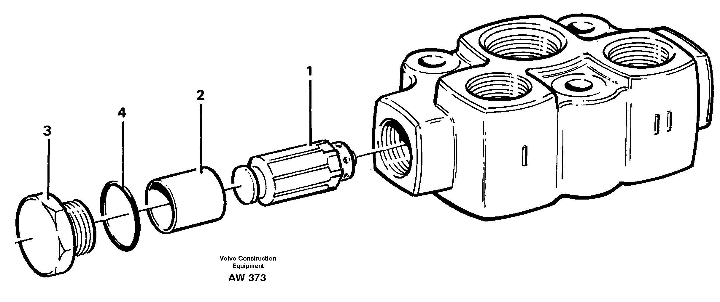 Check valve.  33808 — volvo parts diagram