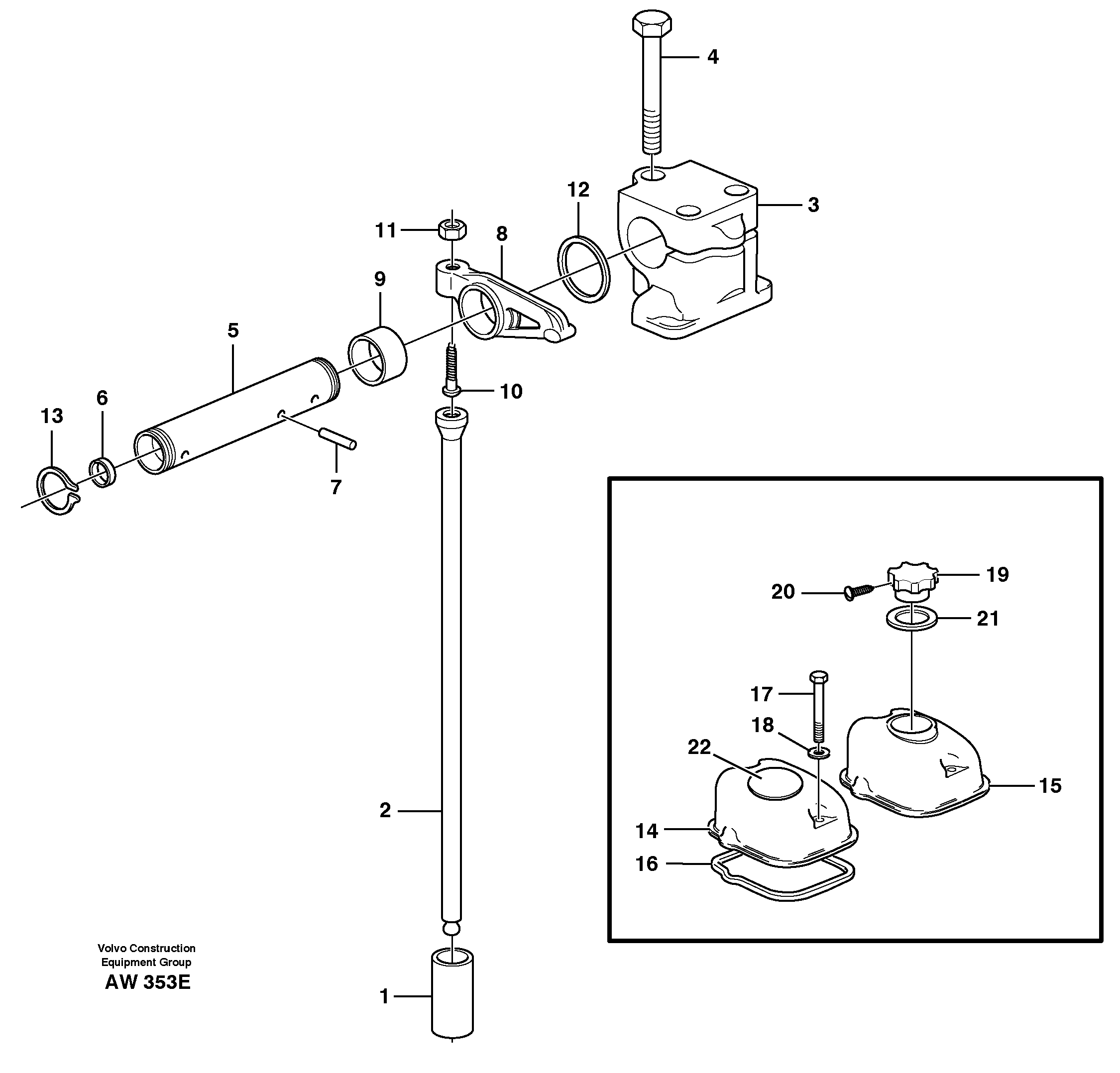 Valve mechanism — volvo parts diagram