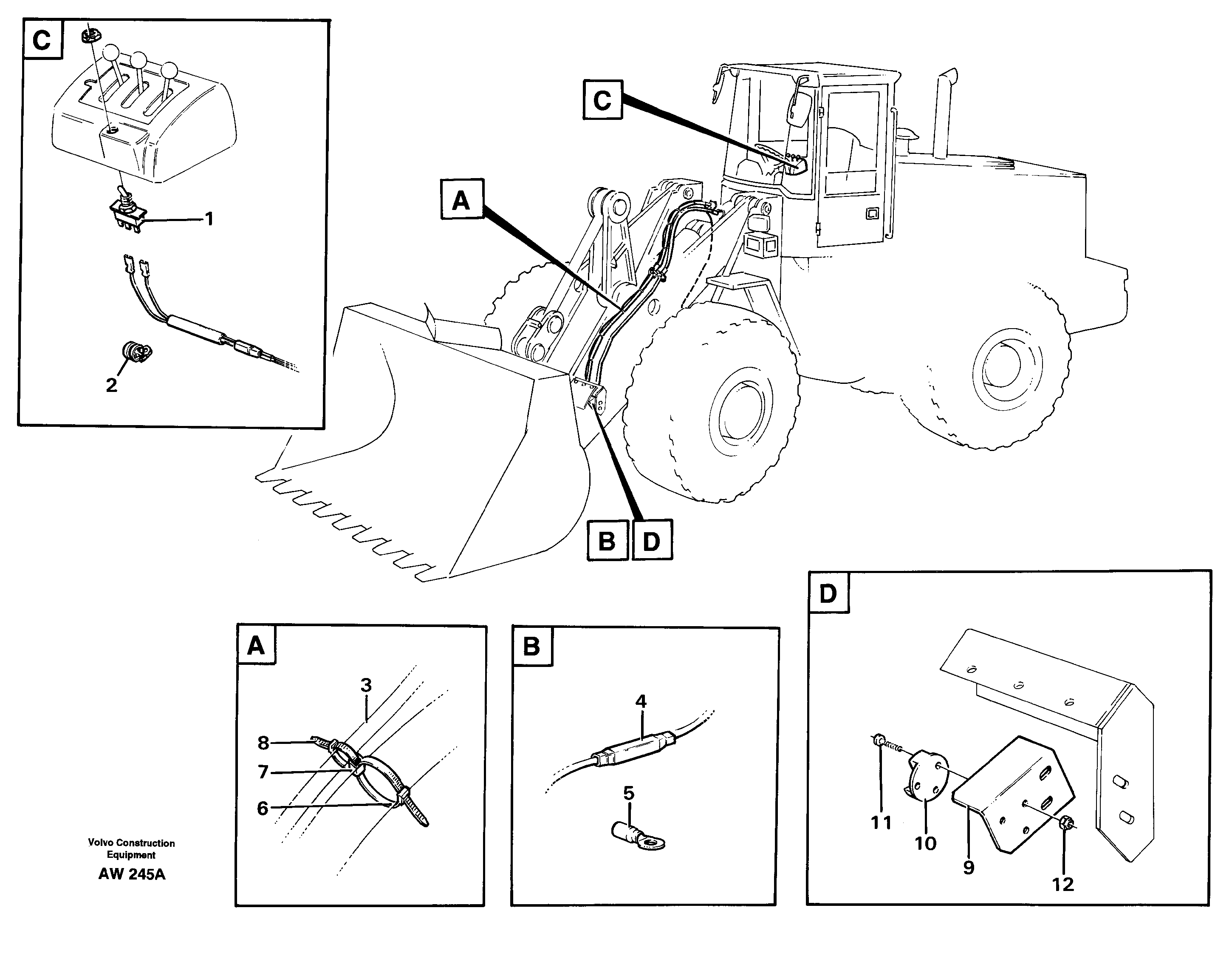 Electrical equipment, 4th function.  91974 — volvo parts diagram
